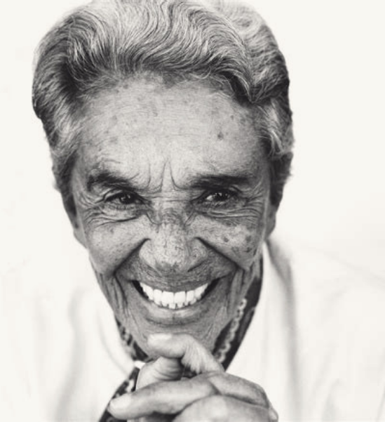 Portrait of Chavela Vargas, ranchera singer