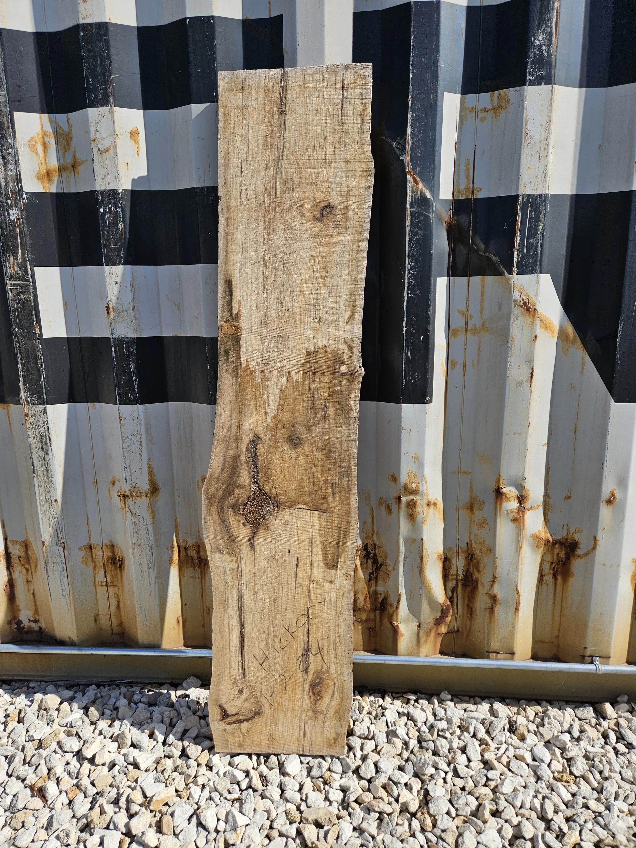 Hickory 13" W x 71" L x 1 3/8" T $75