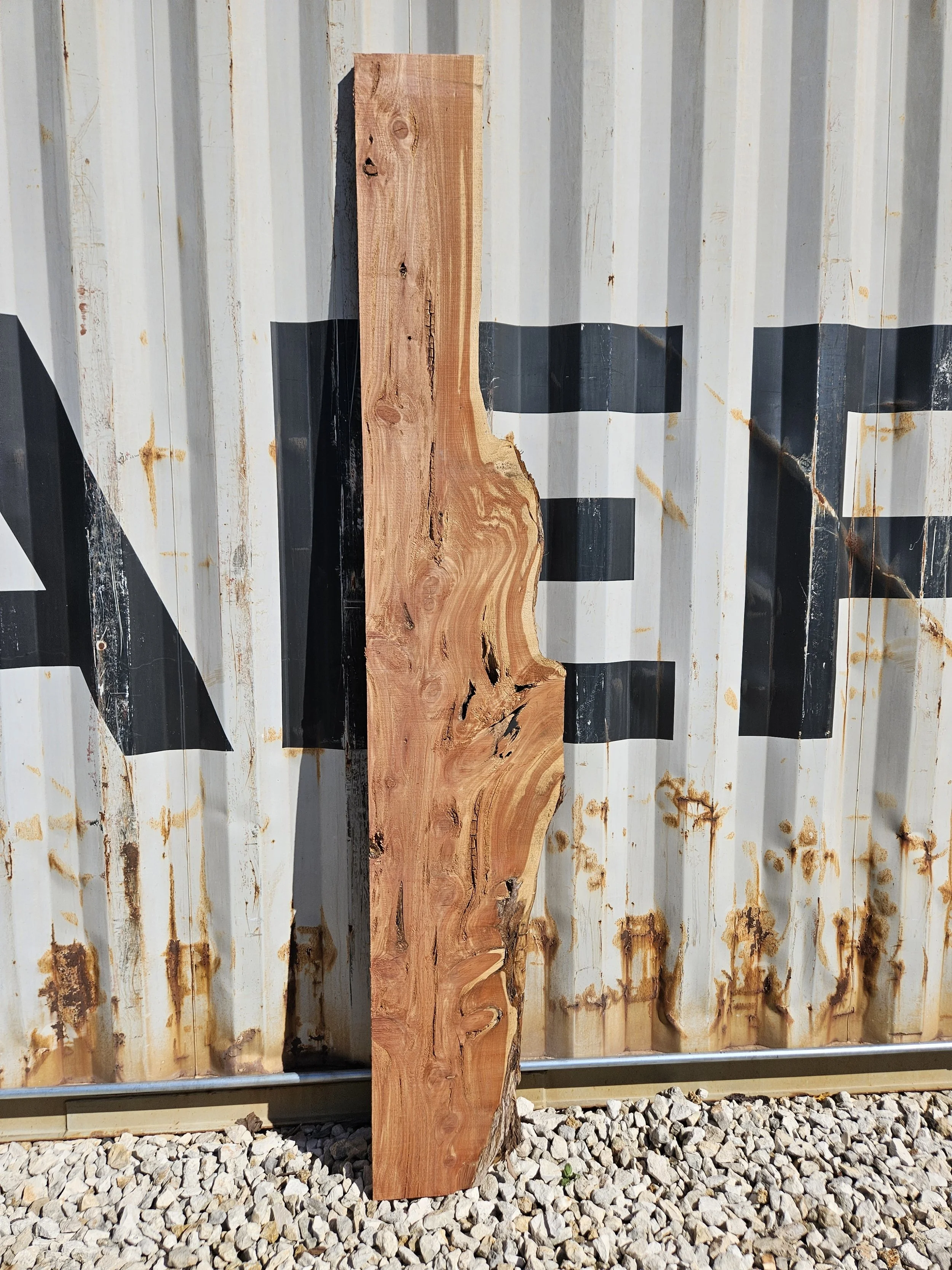 Cedar	10-15" W x 97" L x 1 1/2" T 	$75