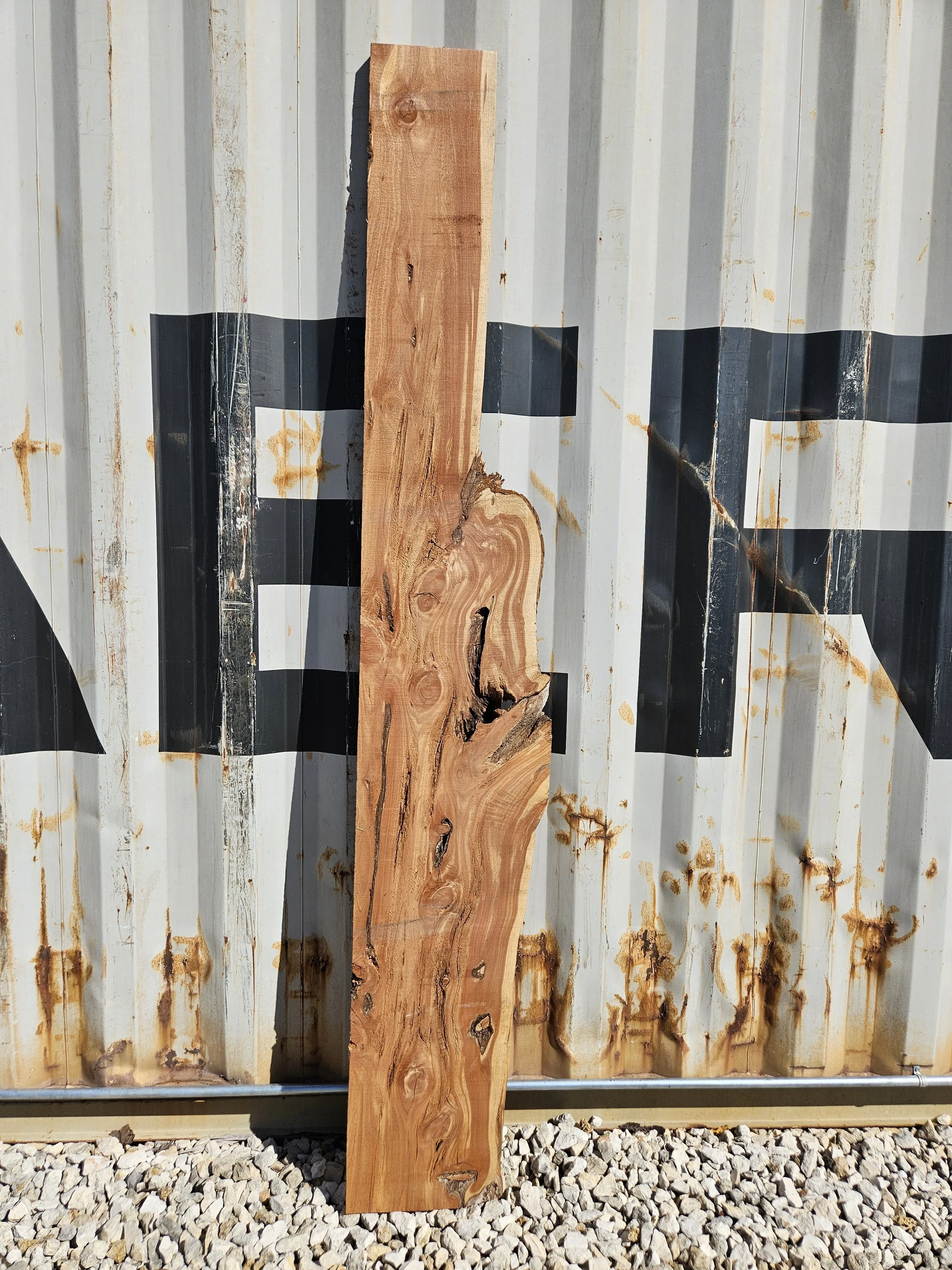Cedar	10-14" W x 98" L x 1 1/2" T 	$75