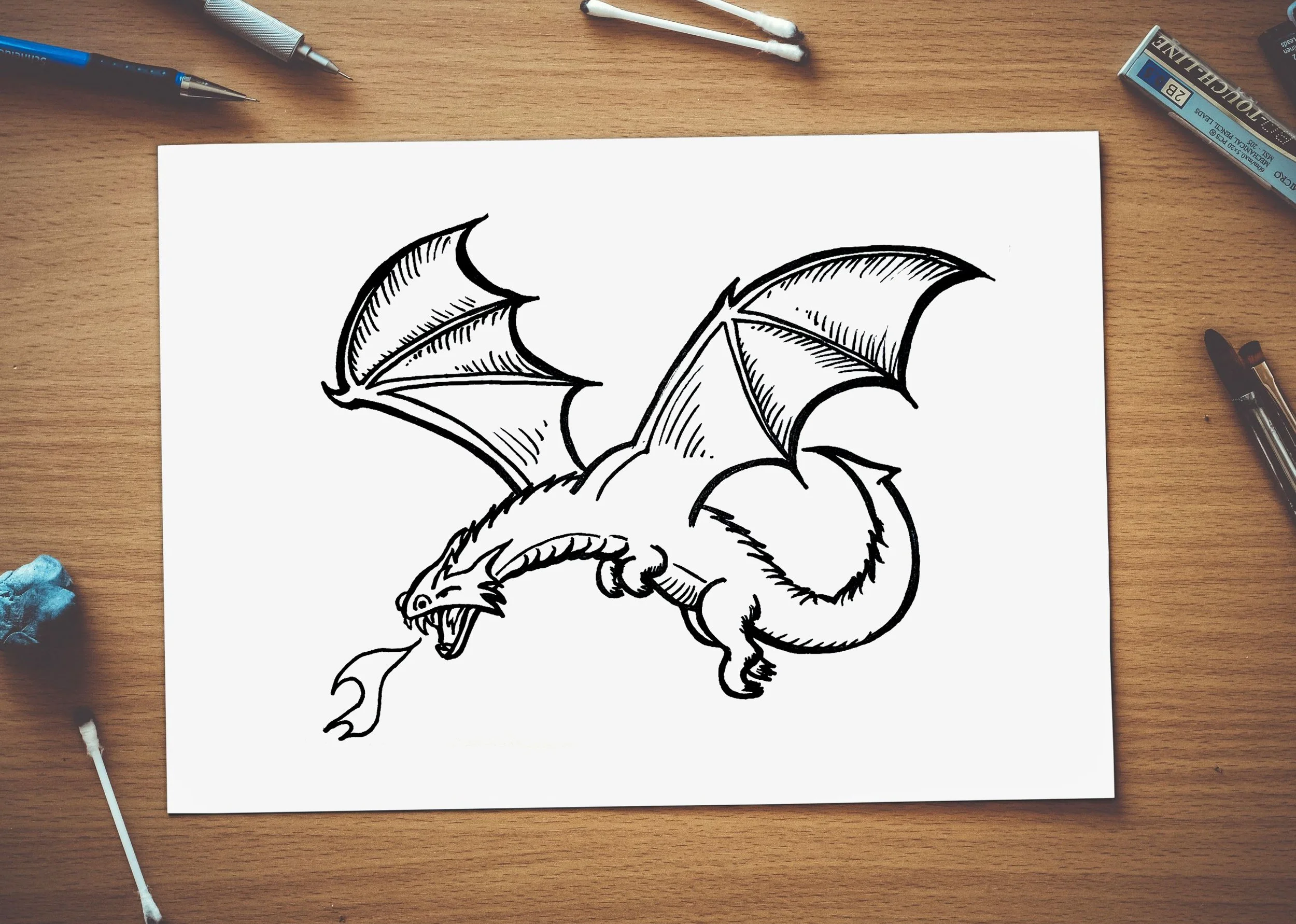 Dragon online beginners drawing class