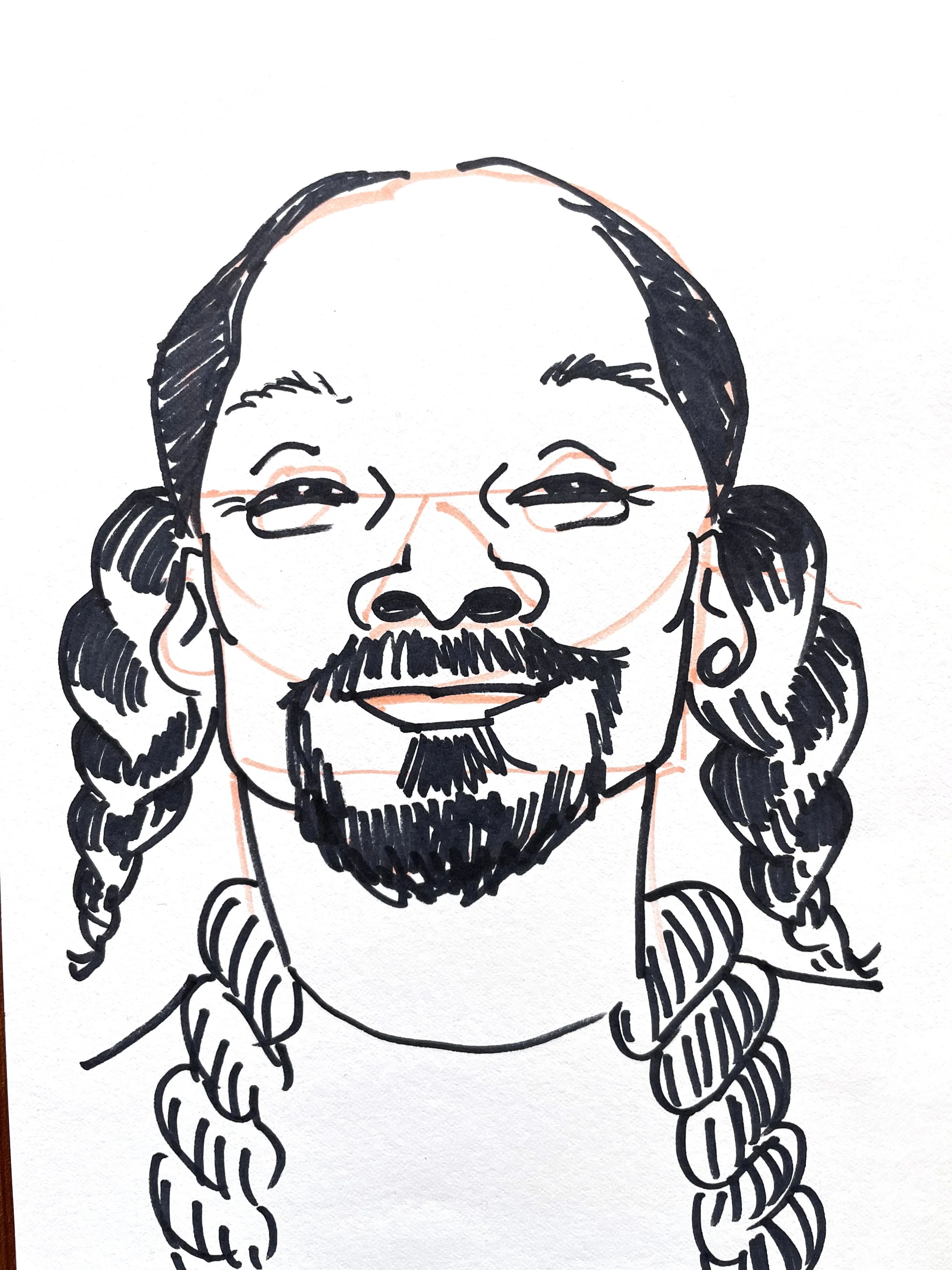 Snoop Dog Caricatures online beginners class