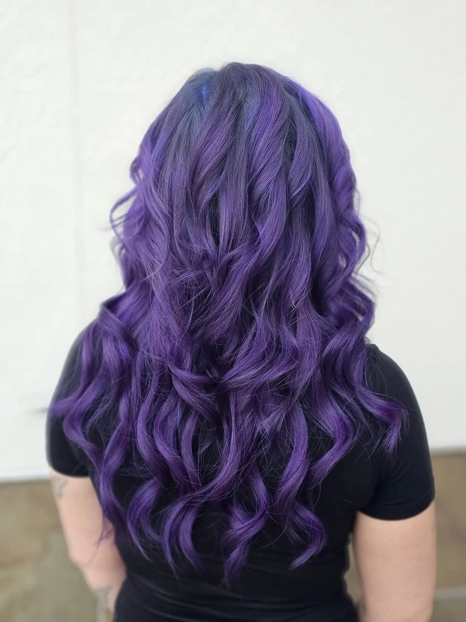 Professional hair extension installation at Misfits Salon Anchorage Alaska