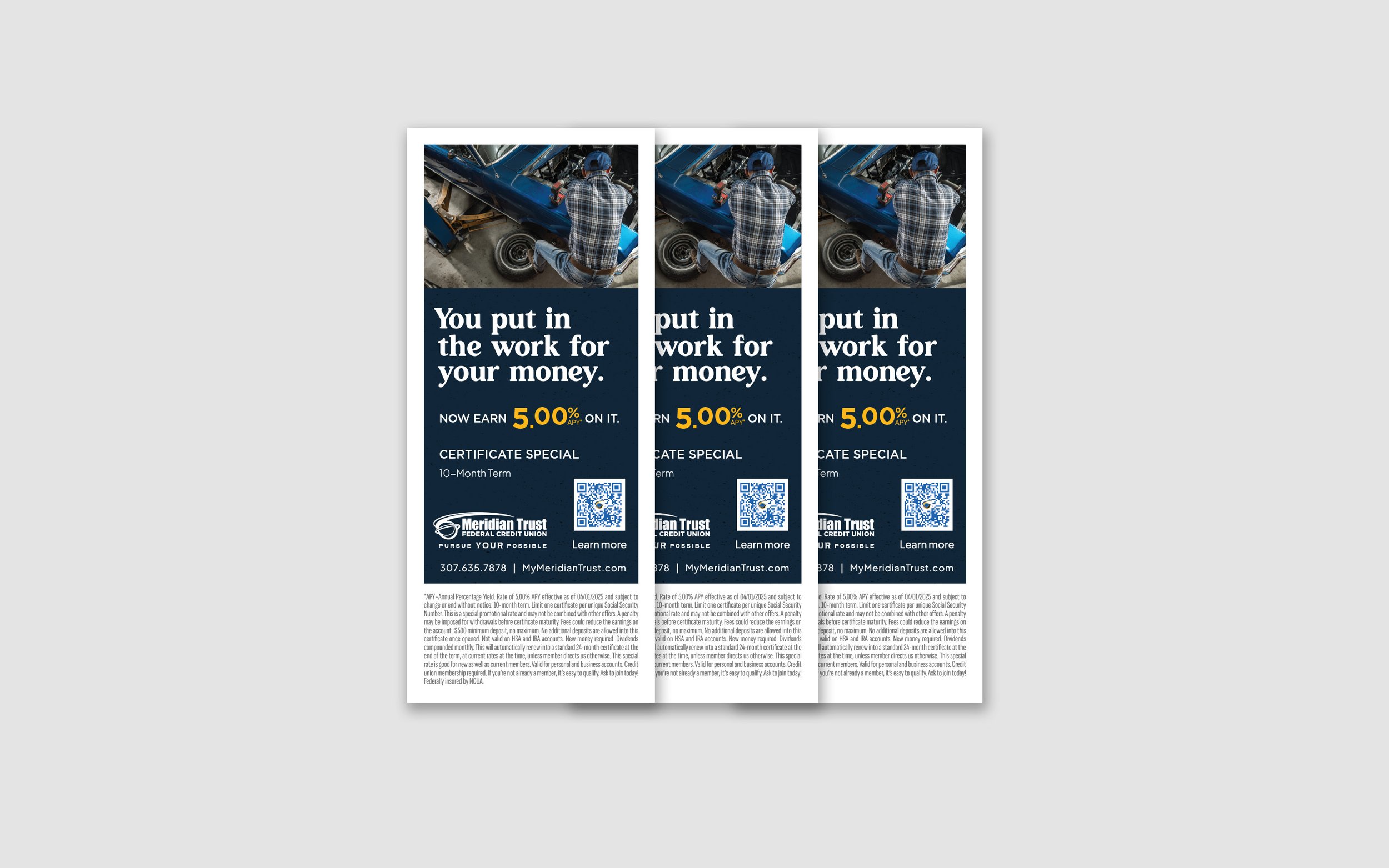 5.00% certificate special: in-branch handouts