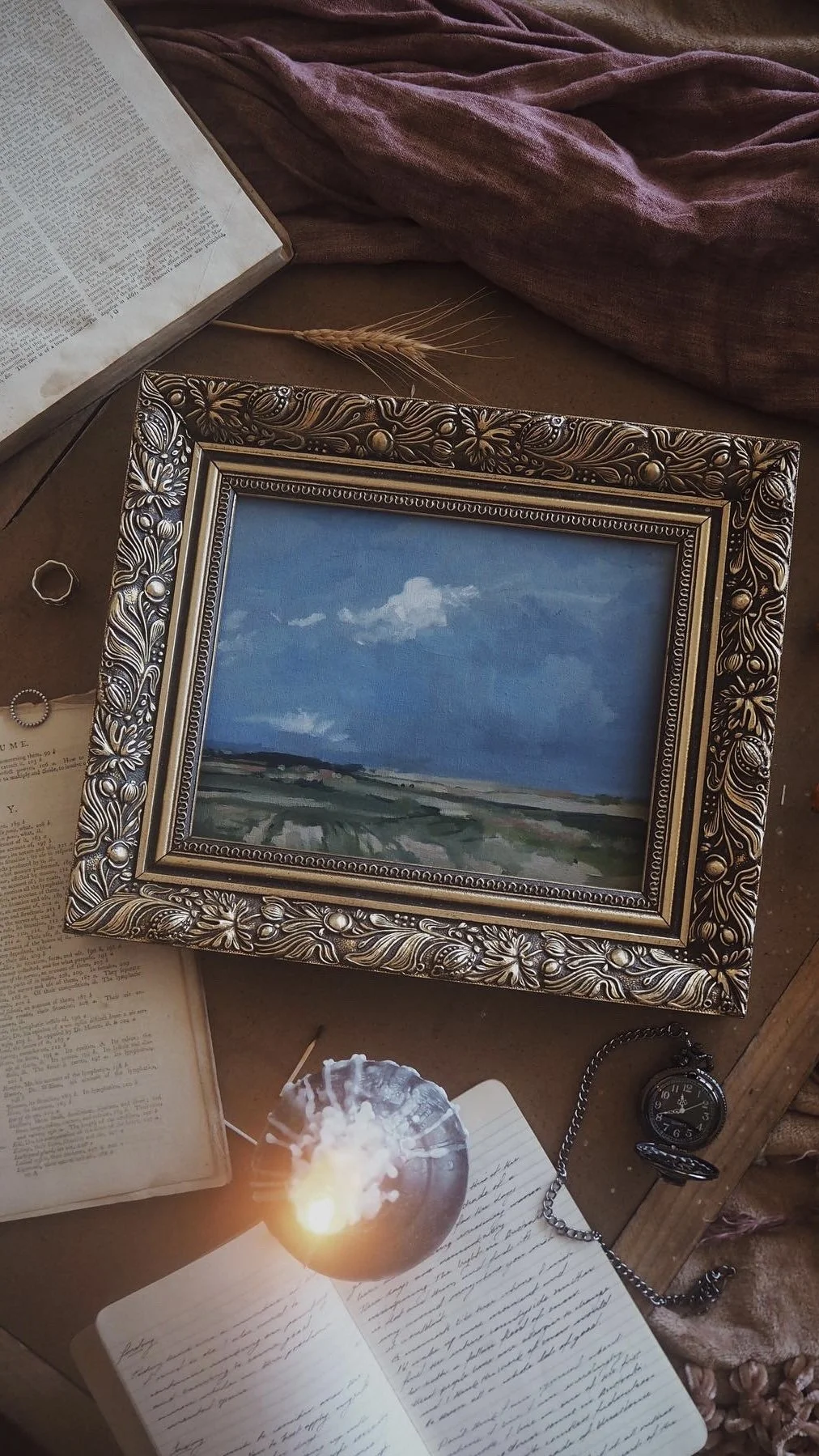 Painting in Oils by Australian Artist Lachlan McKenzie