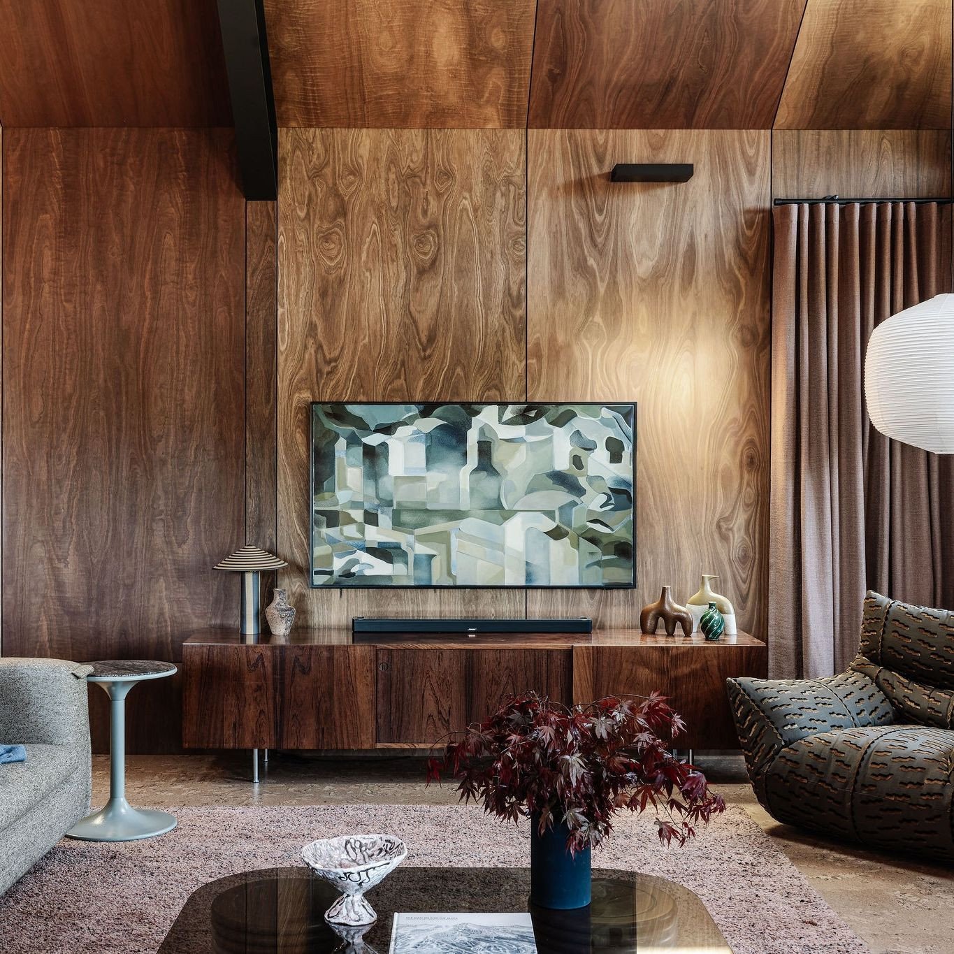 How to hide a TV - make it look like art with the Samsung's The Frame TV. It combines the functionality of a television with the aesthetic appeal of a framed artwork.