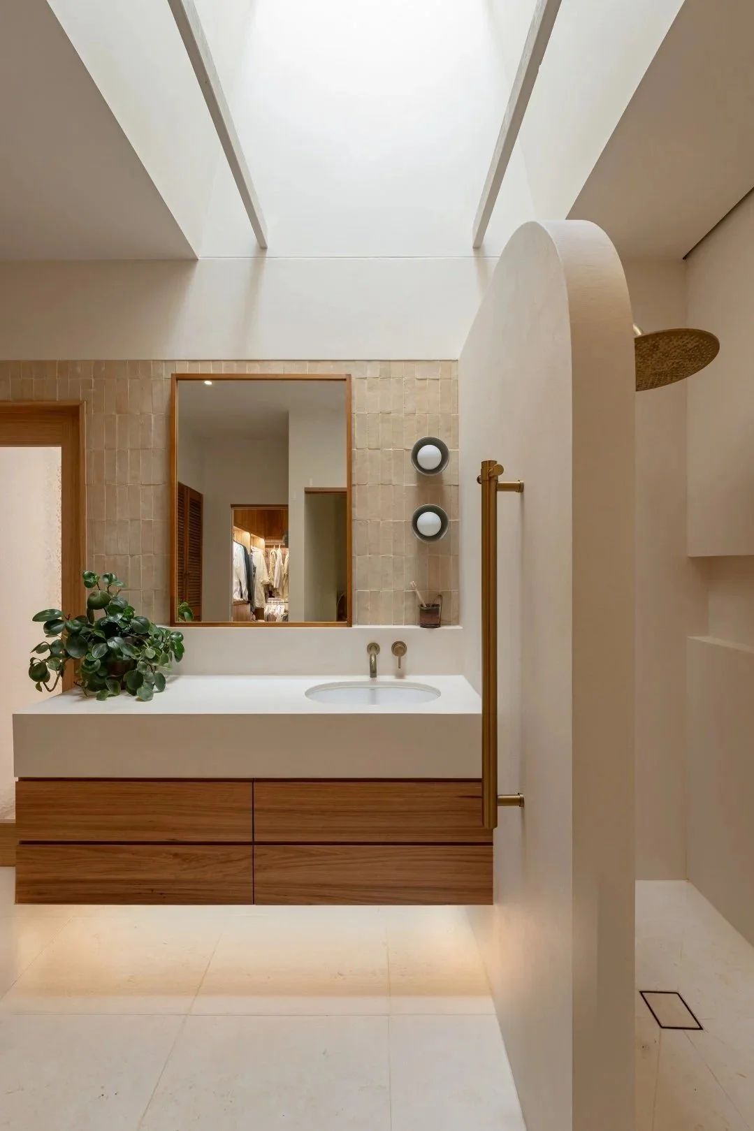 Joshua Tree Bathrooms Bright Residential project by Britt White Studio