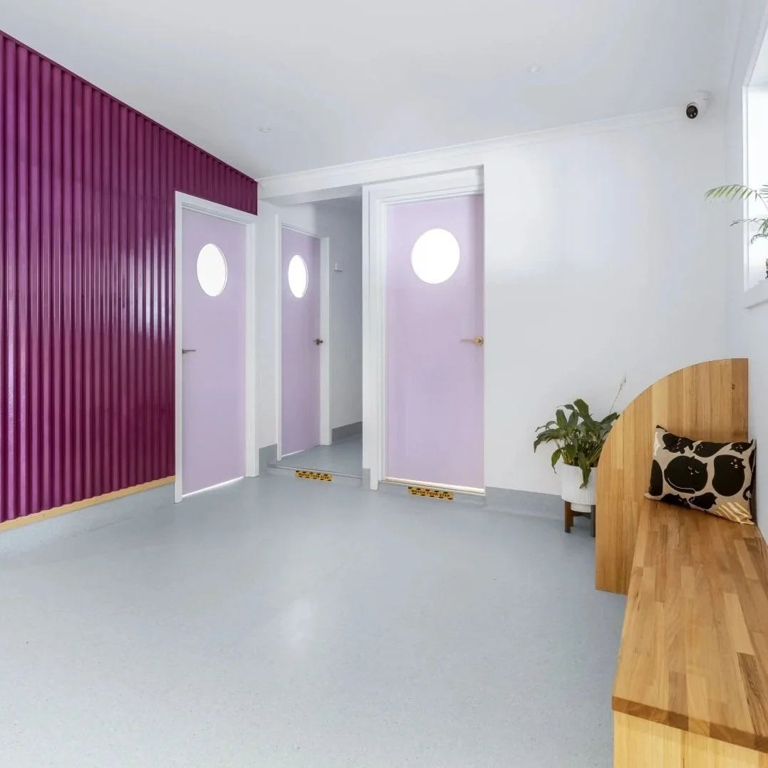 Durable materials collide with personality at Alpine Animal Doctors