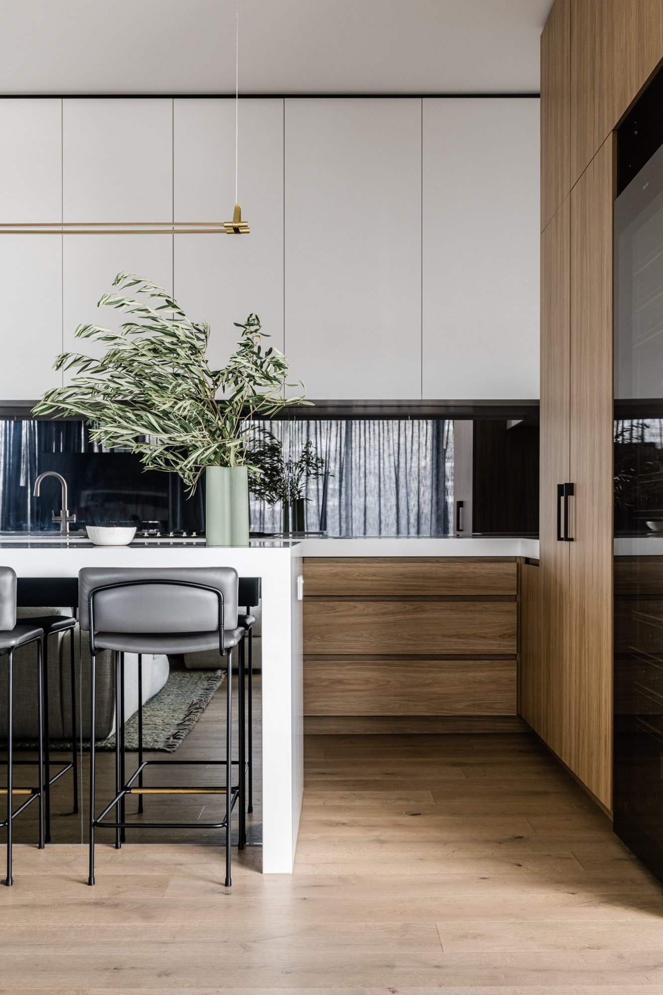 Exquisite interior of a luxurious modern home designed by Britt White Studio