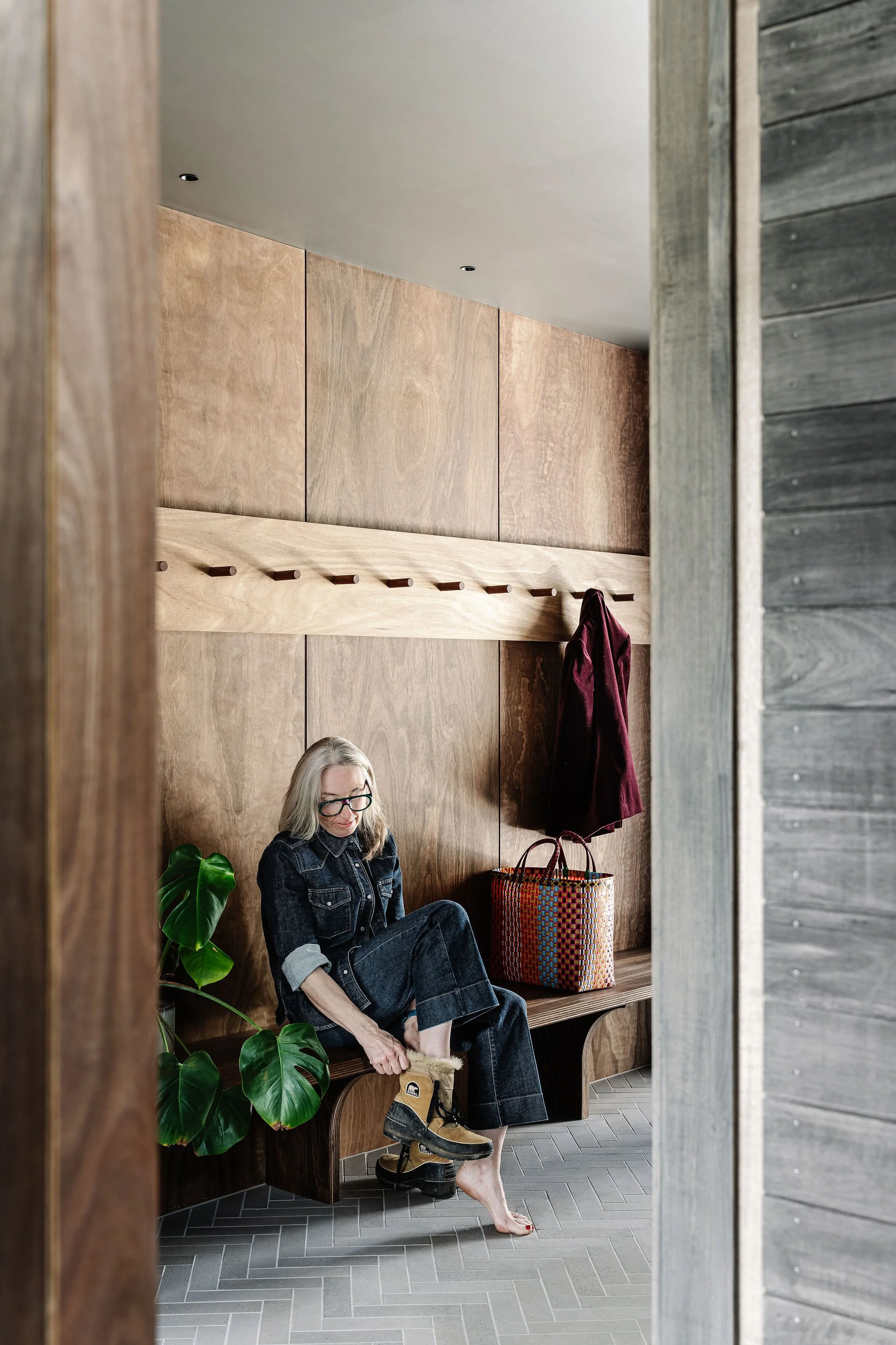 A High Country essential for life lived outdoors. Image features Nicole, Alpine Glow owner and client