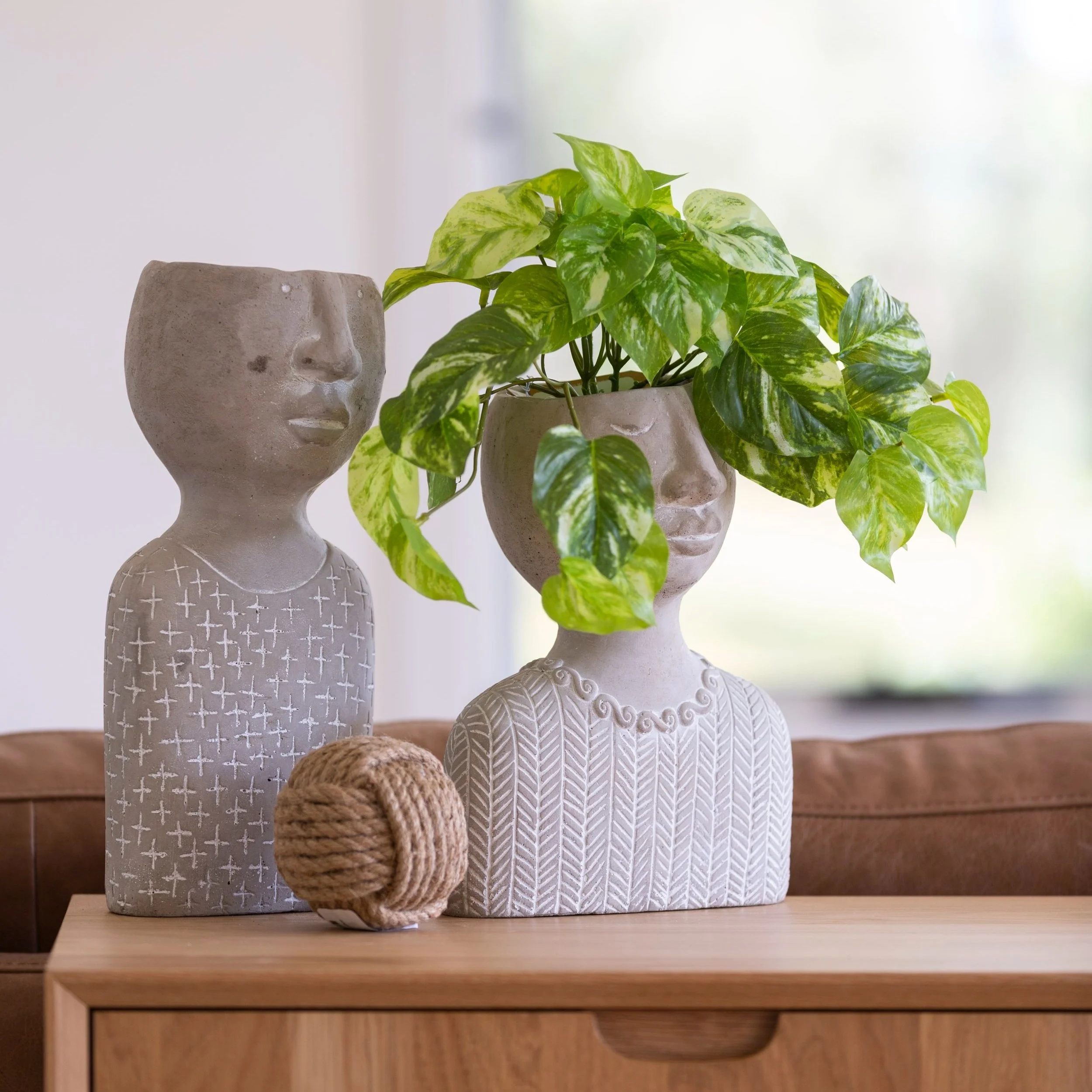 Ceramic pot faces, a delightful collection of artistic creations