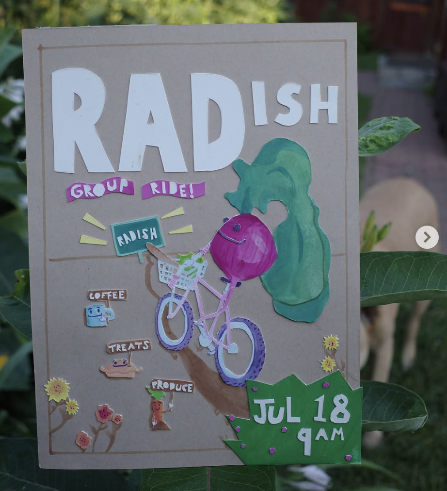Radish Farm Stop Group Ride