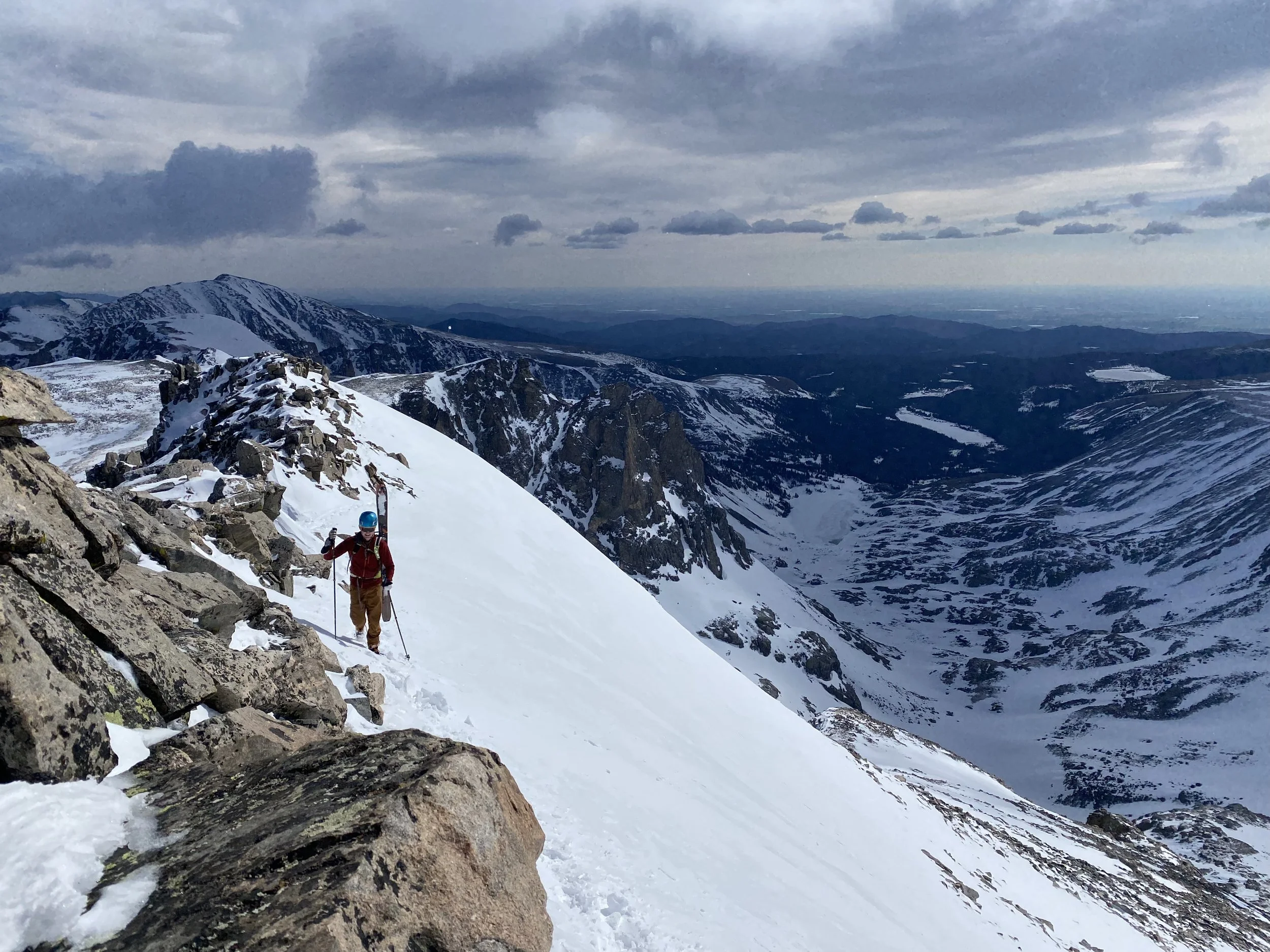  Final push to the summit of Apache peak (13,441'), the highest in the Brainard area and the 2nd highest in the IPW after North Arapahoe.  