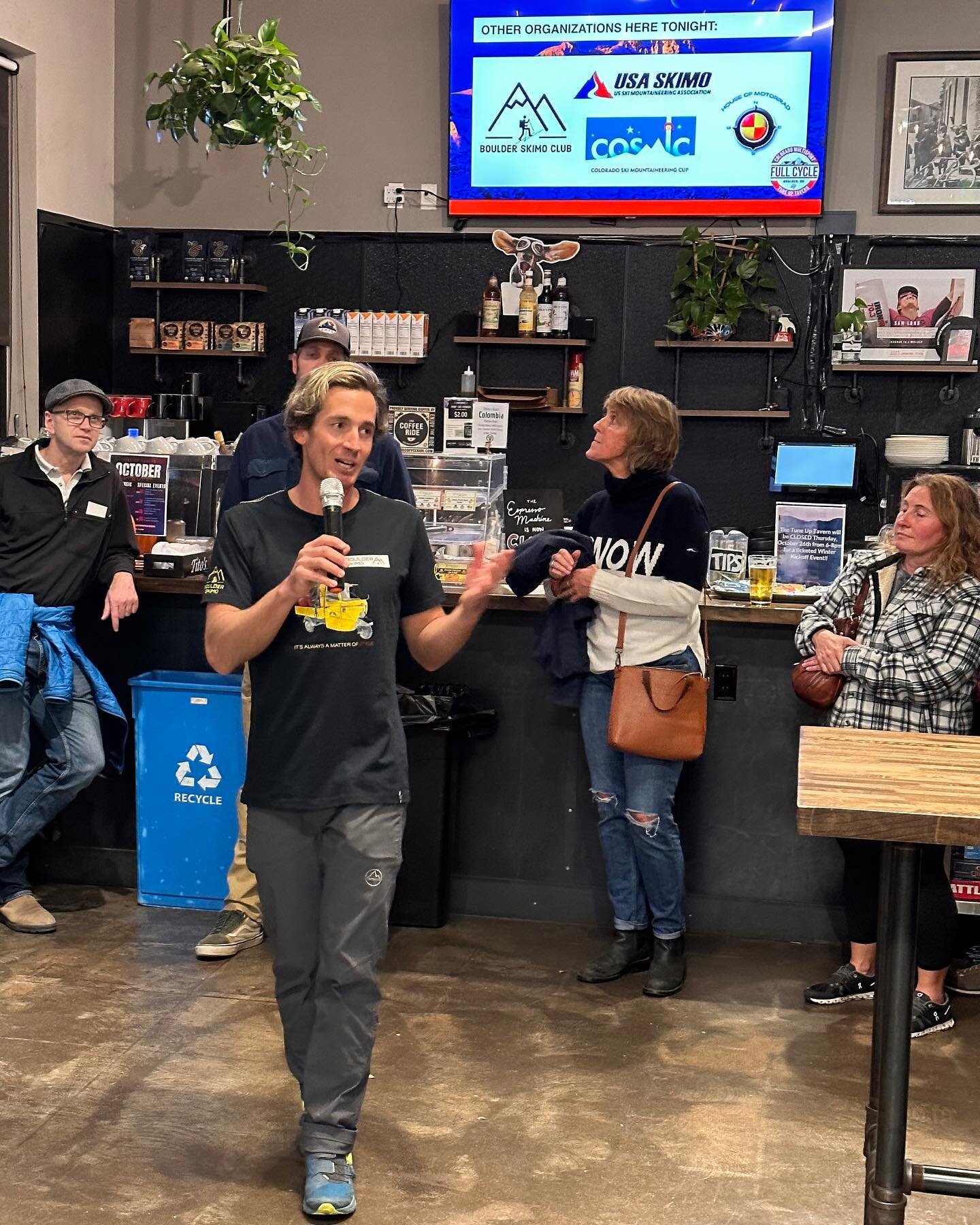 Kicking off the winter getting Boulder cyclists &amp; triathletes of Full Cycle &amp; Colorado Multisport educated and equipped in the sport of ski touring!