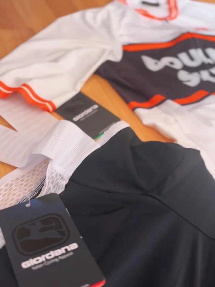New Boulder Skimo cycling kits are in! If you pre-ordered it earlier this summer, check your mail.

The WHY behind these kits:

Many of us found winter ski partners while out on summer bike rides. 

More and more out on the Boulder roads and trails w