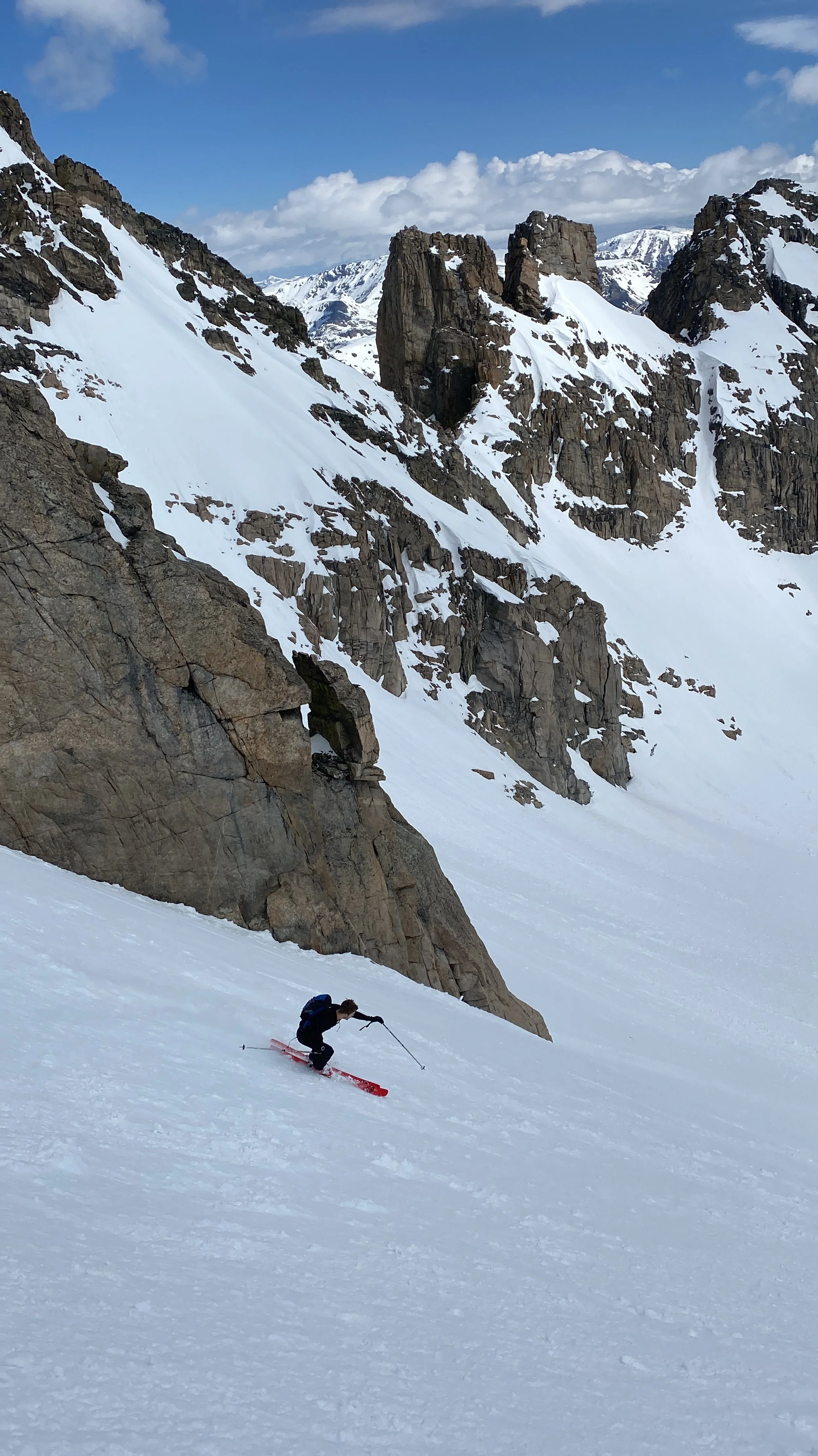  The same Brit skiing the apron of Queen's Way.  