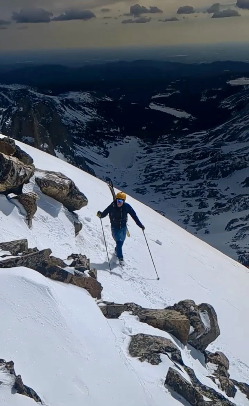  Super cool ridge walking to get to the true summit of Apache 