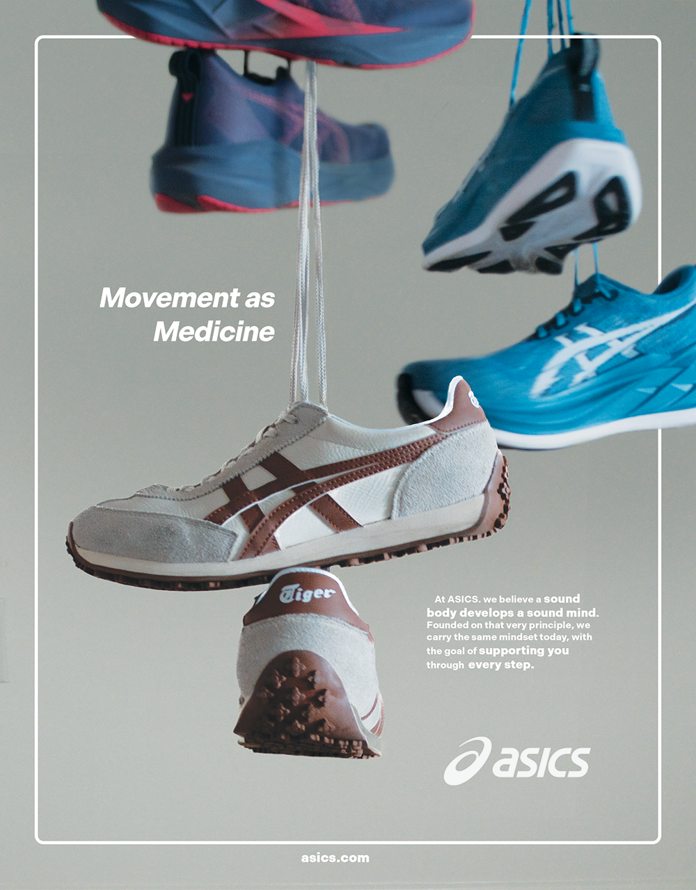 ASICS Magazine Advertisement