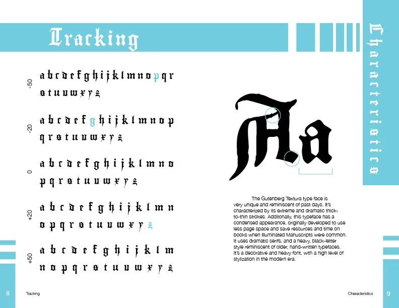 Textura Type Specimen Book