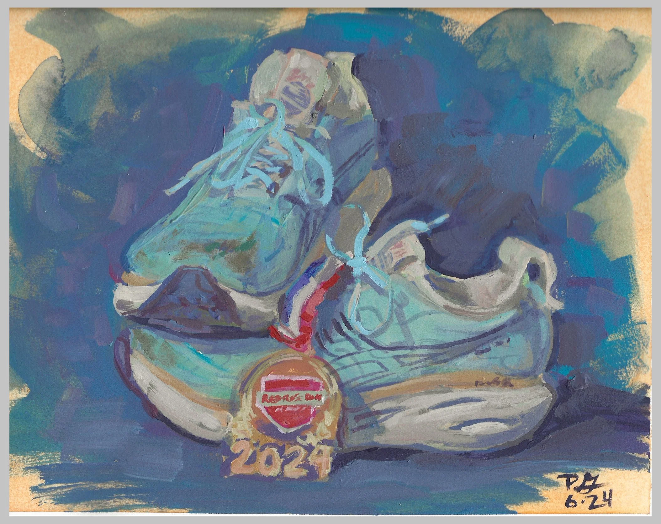 RRR 24 - 11"x14" - Acrylic on Paper