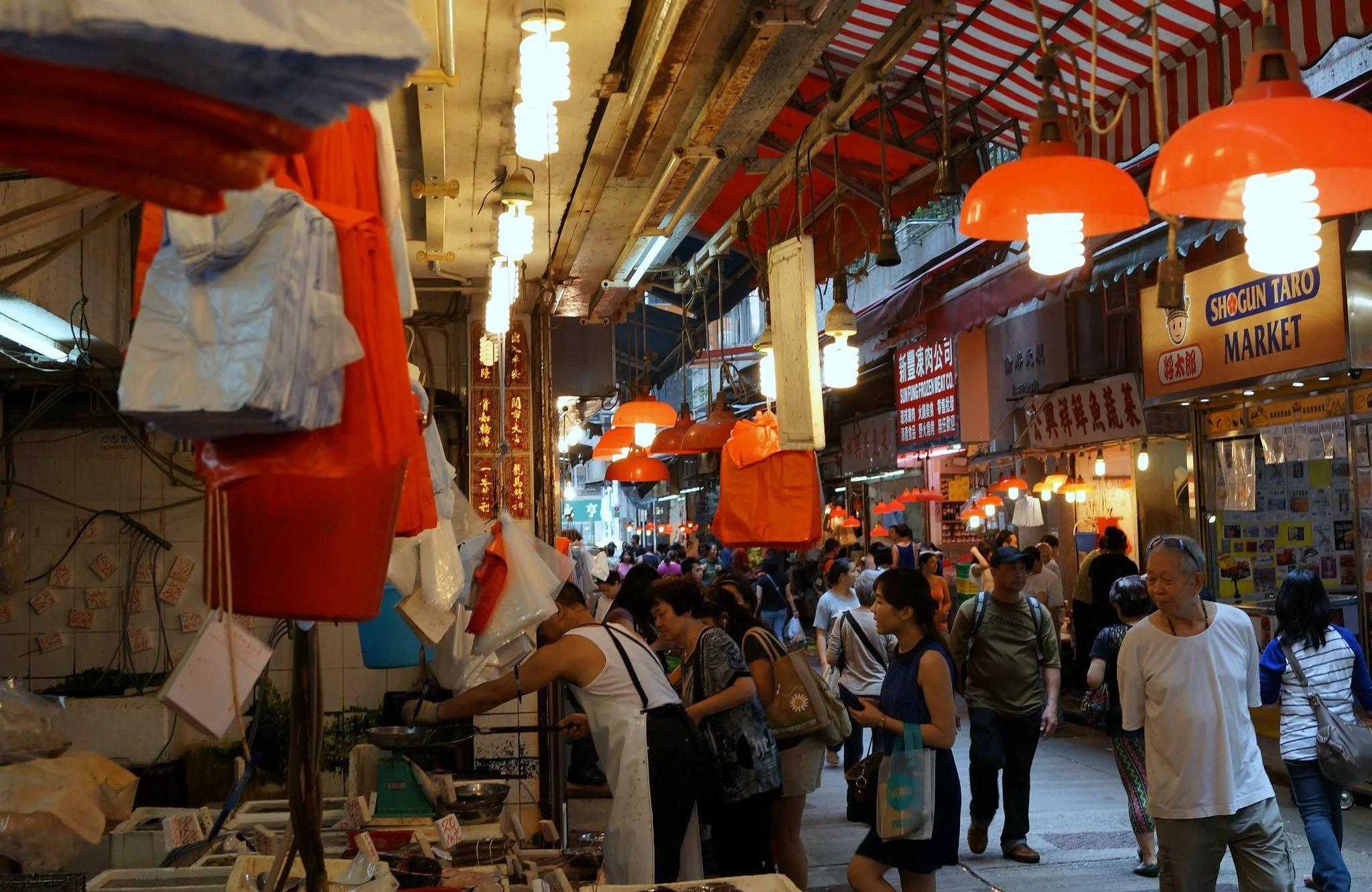 Photo of the day No. 55 - Red Buckets in Hong Kong Markets — J3 ...