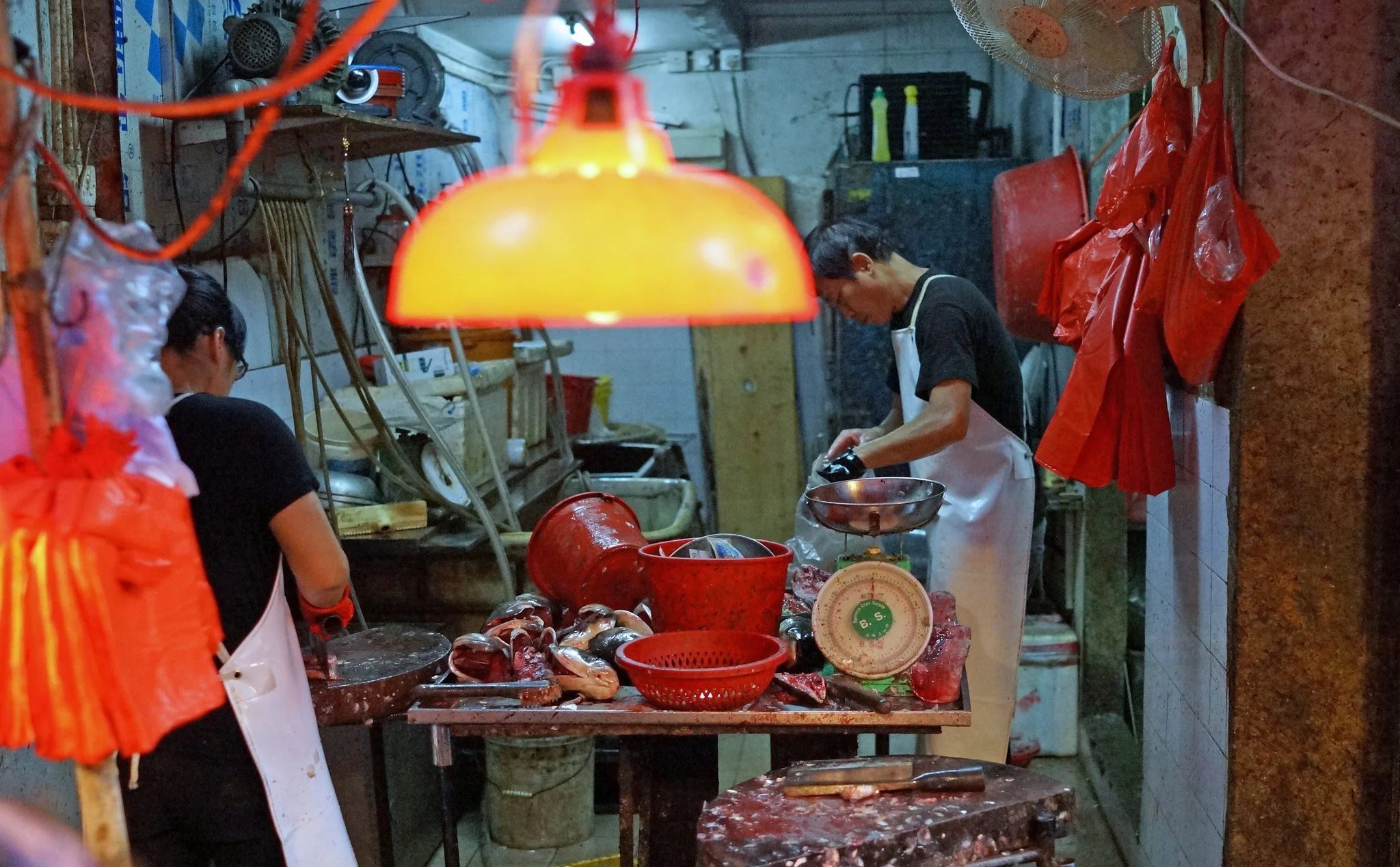 Photo of the day No. 55 - Red Buckets in Hong Kong Markets — J3 ...