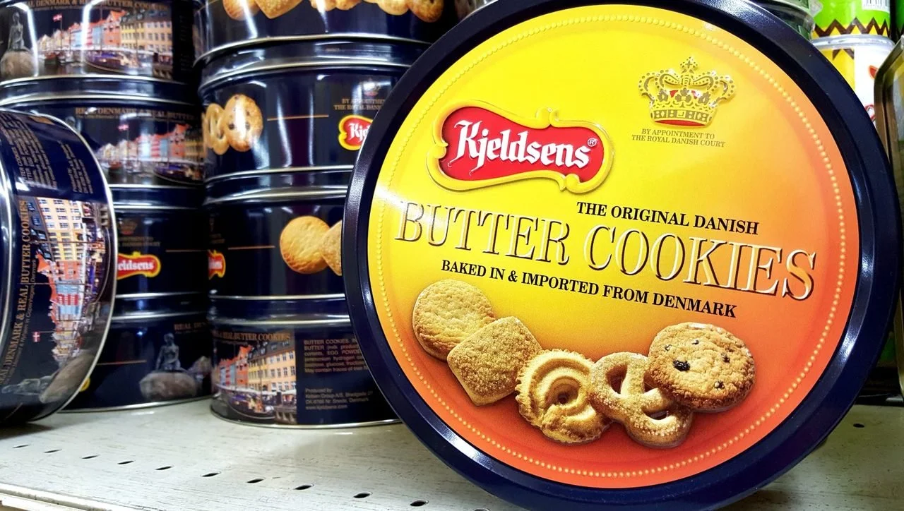 Danish Blue Tin Cookies - Epic Kjeldsens Butter Cookies