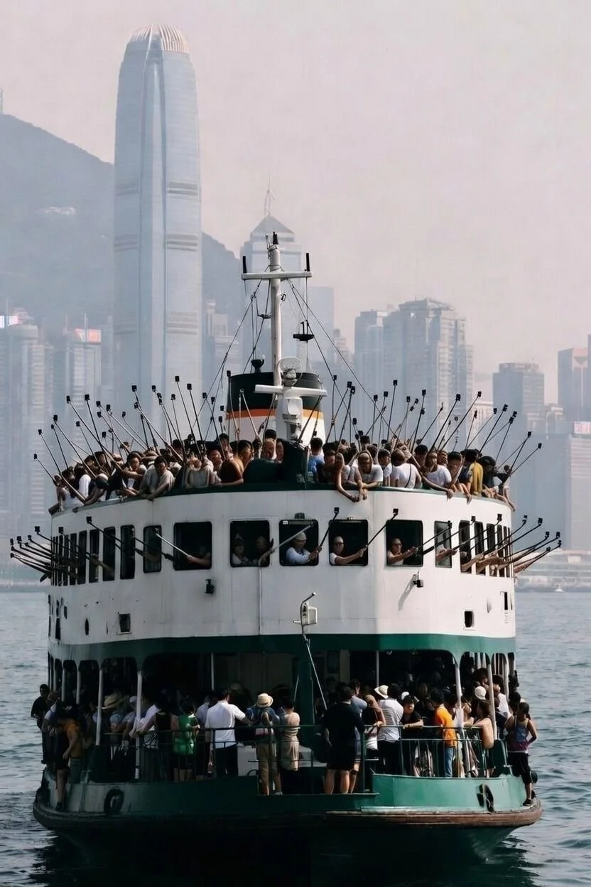 Fake AI Images of sites and attractions in Hong Kong