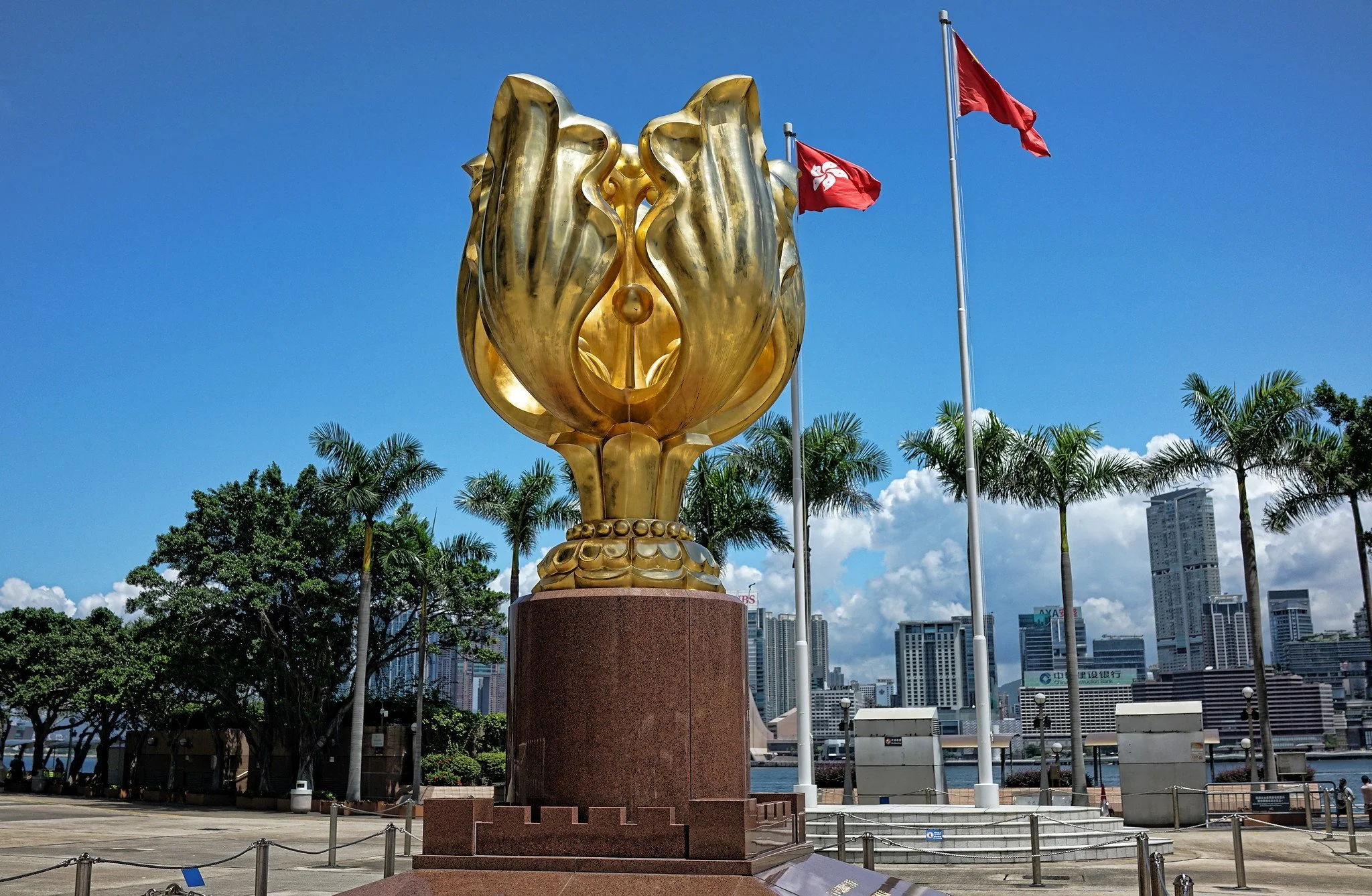 Golden Bauhinia Square - Hong Kong's Handover Symbols