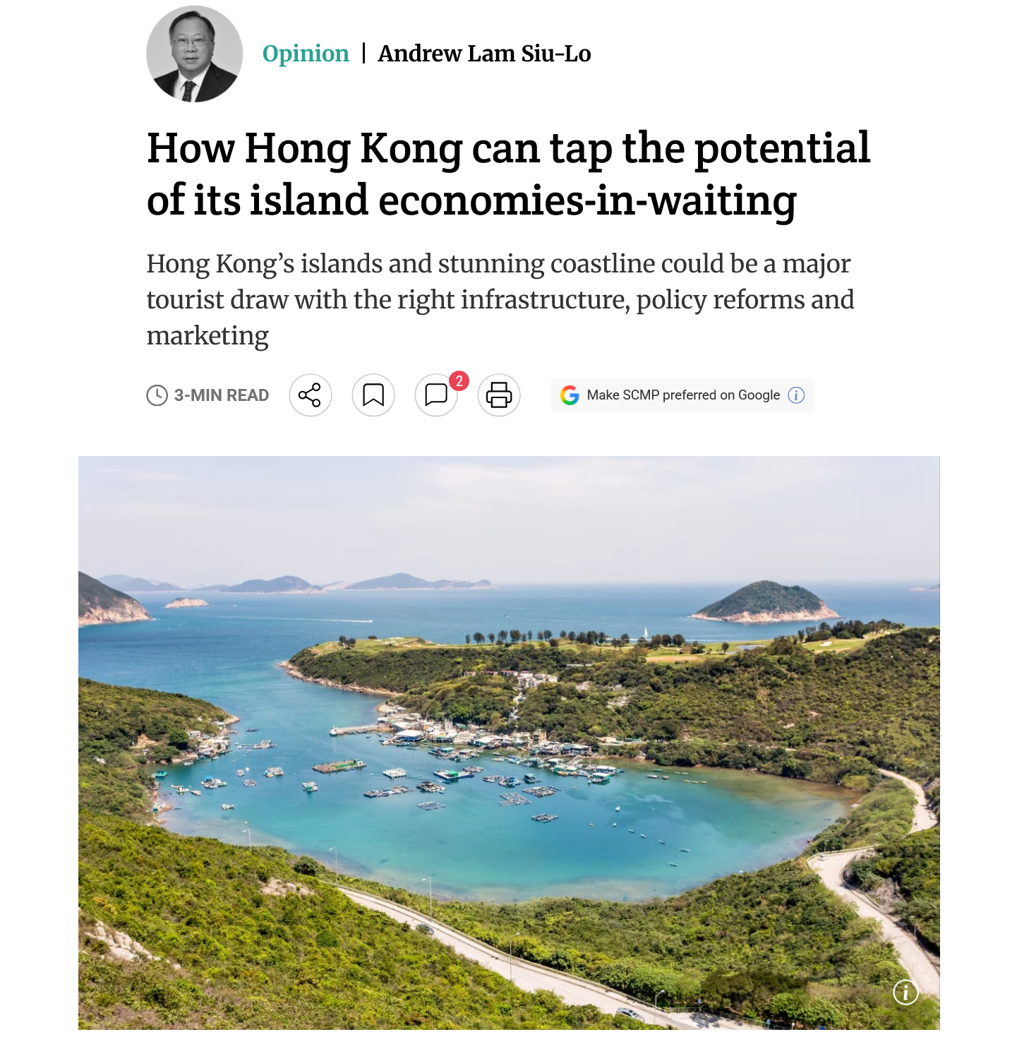 Hong Kong Islands Eco-Tourism Dreams - Beyond Buzzwords