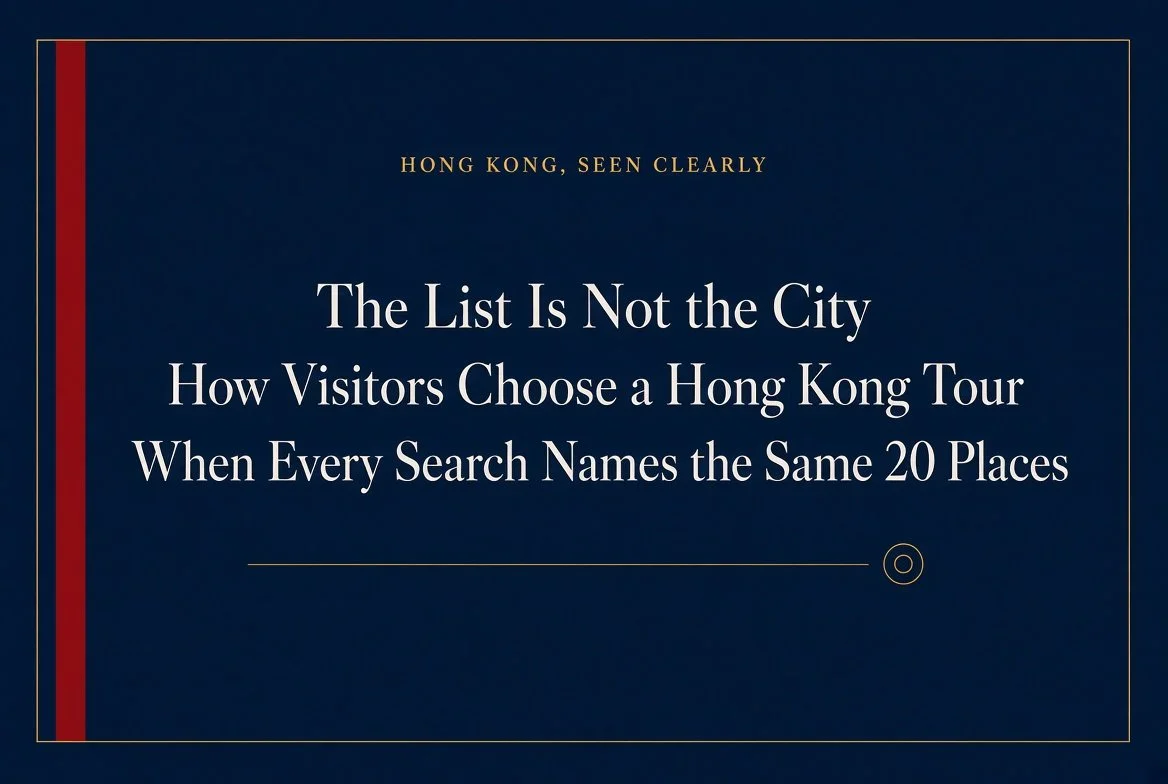 Hong Kong Top 20 Attractions for English Speaking Visitors in 2026 and 2027