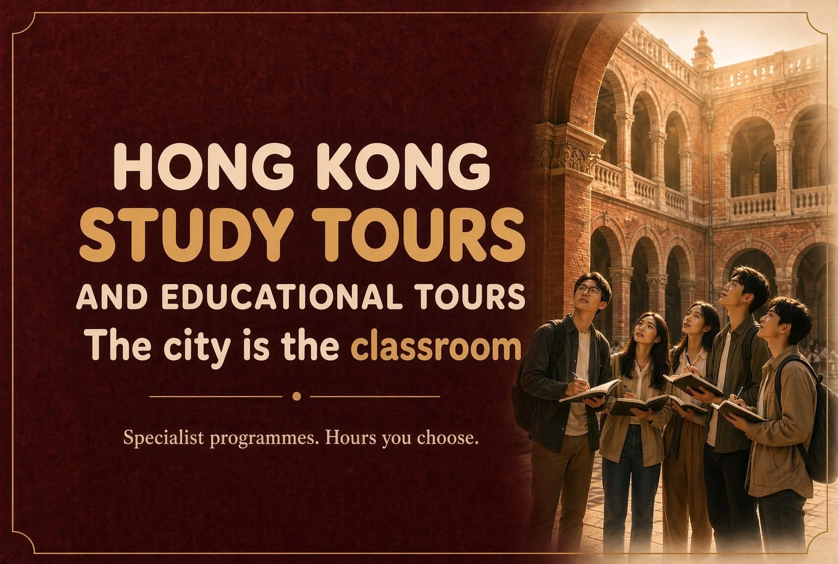 Study Tours and Educational Tours of Hong Kong 2027