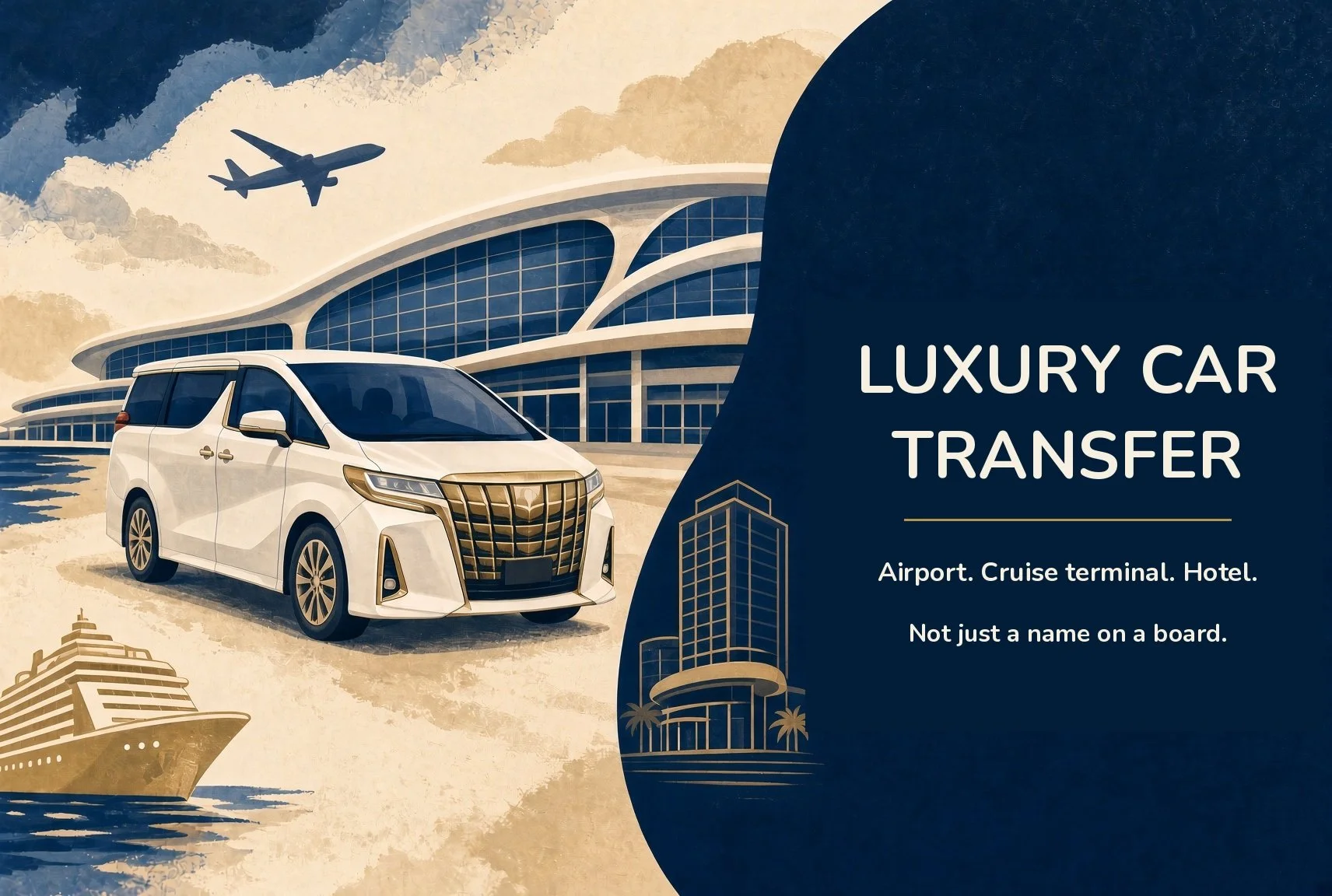 Private Luxury Car Transfer Service from Hong Kong International Airport