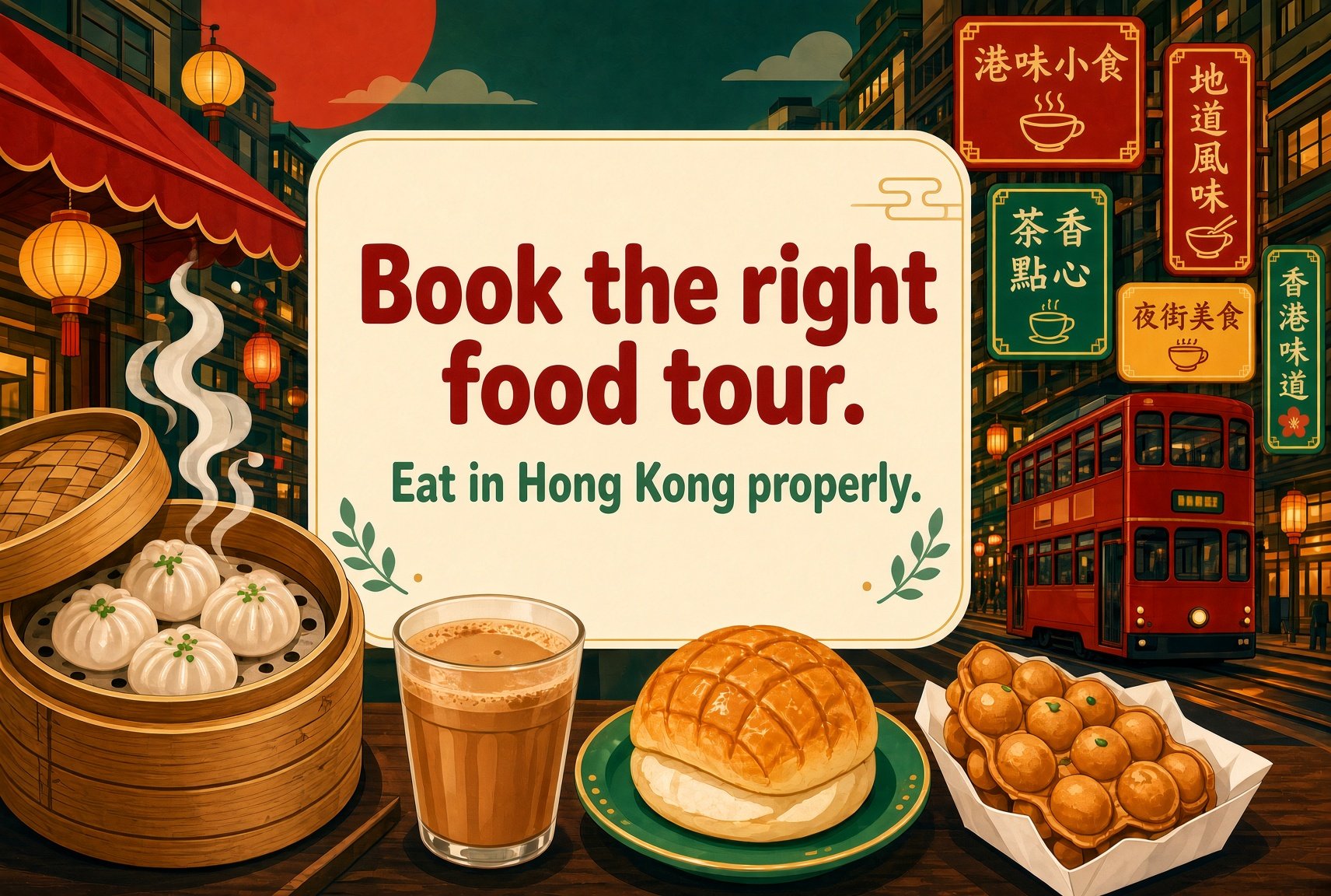 Private and Group Food Tours Hong Kong 2027