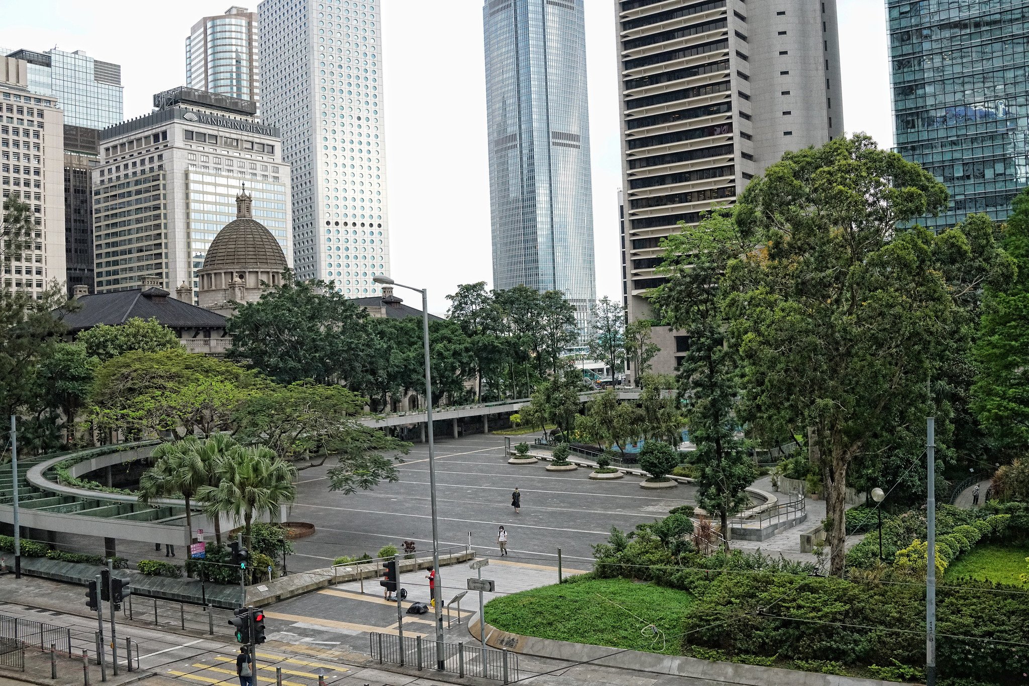 Then and Now Hong Kong - Chater Garden in Central District — J3 ...