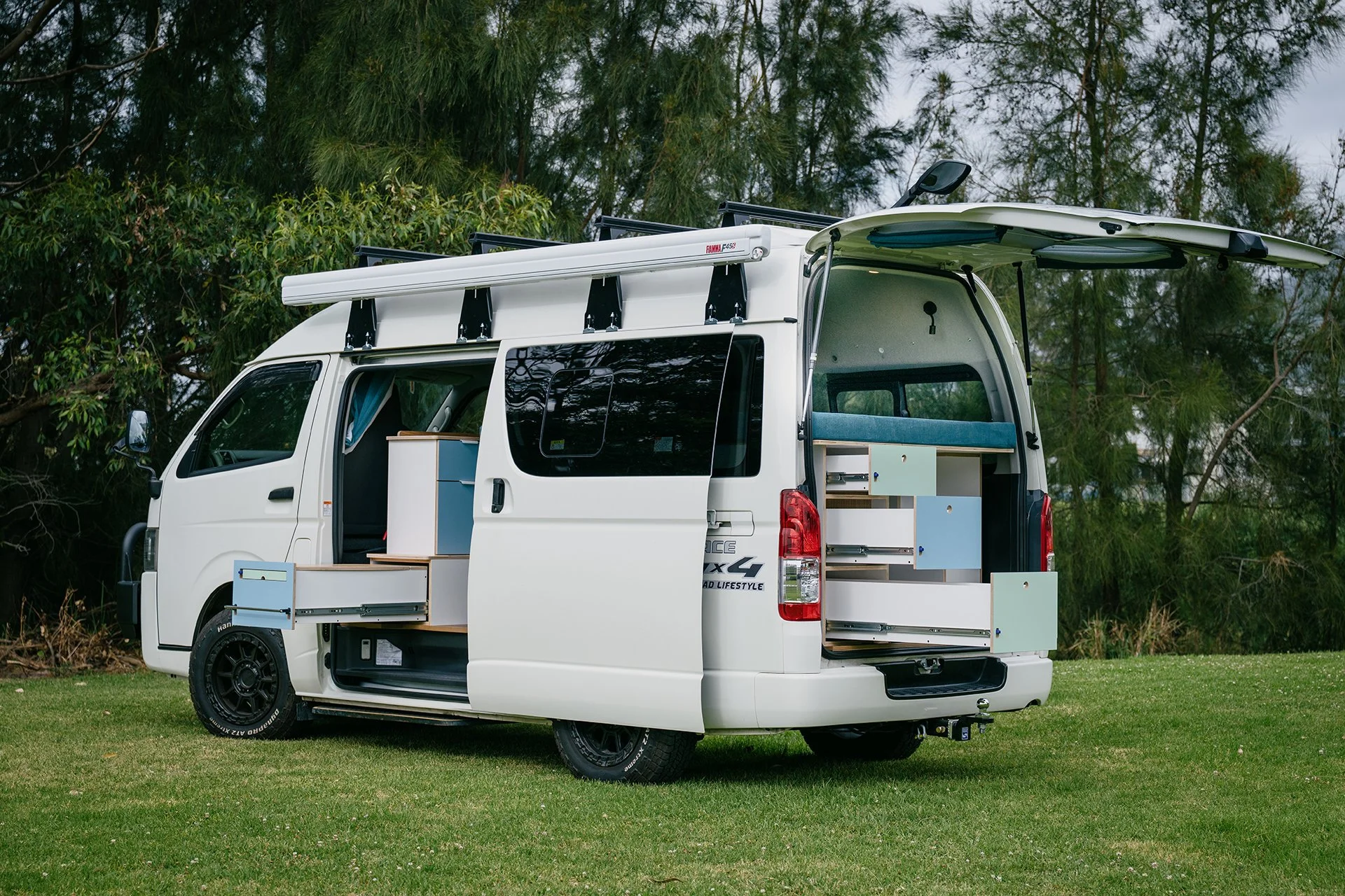 AWD Toyota Hiace Campervan with electrical system