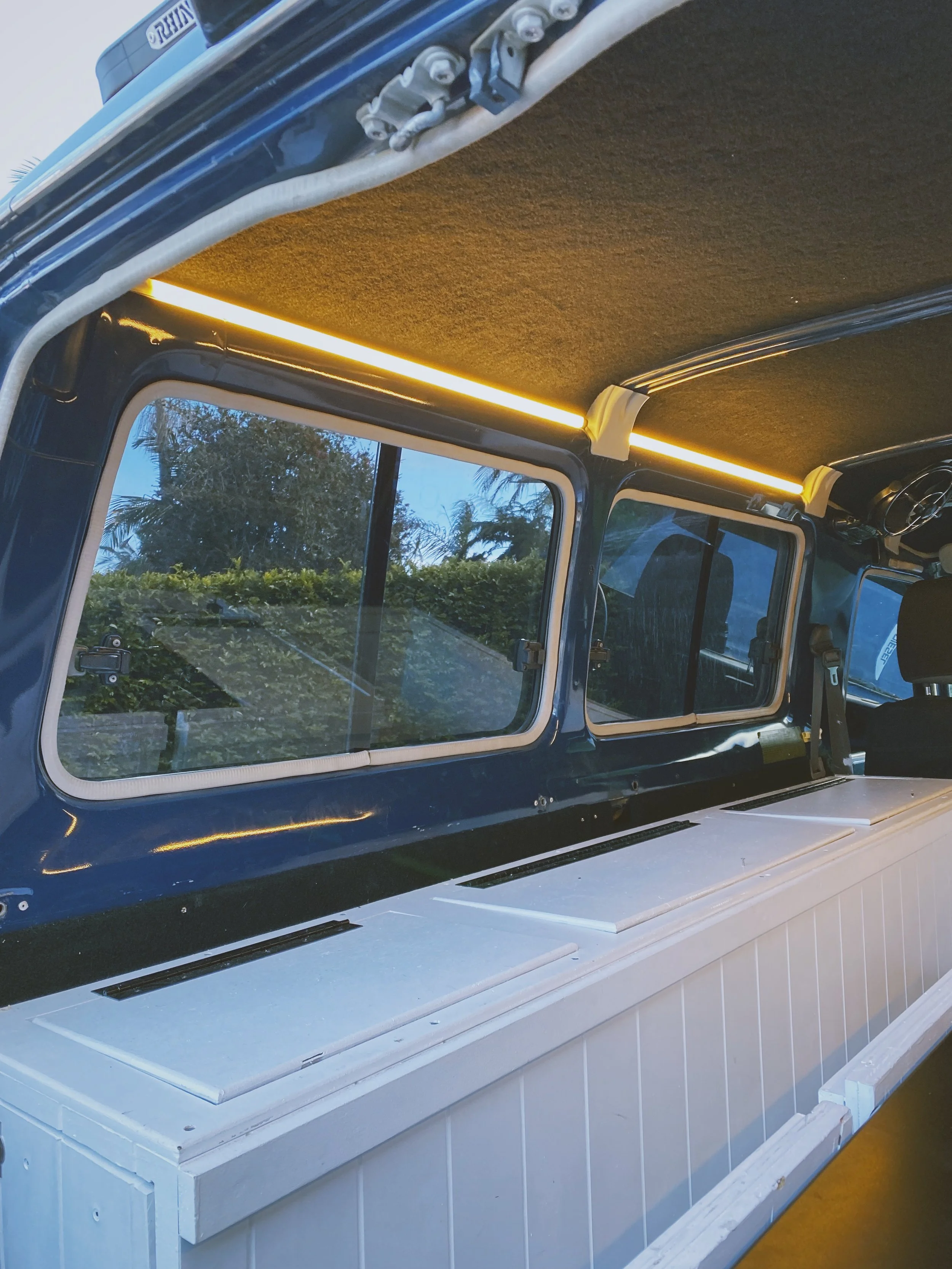 strip lights in troopy 