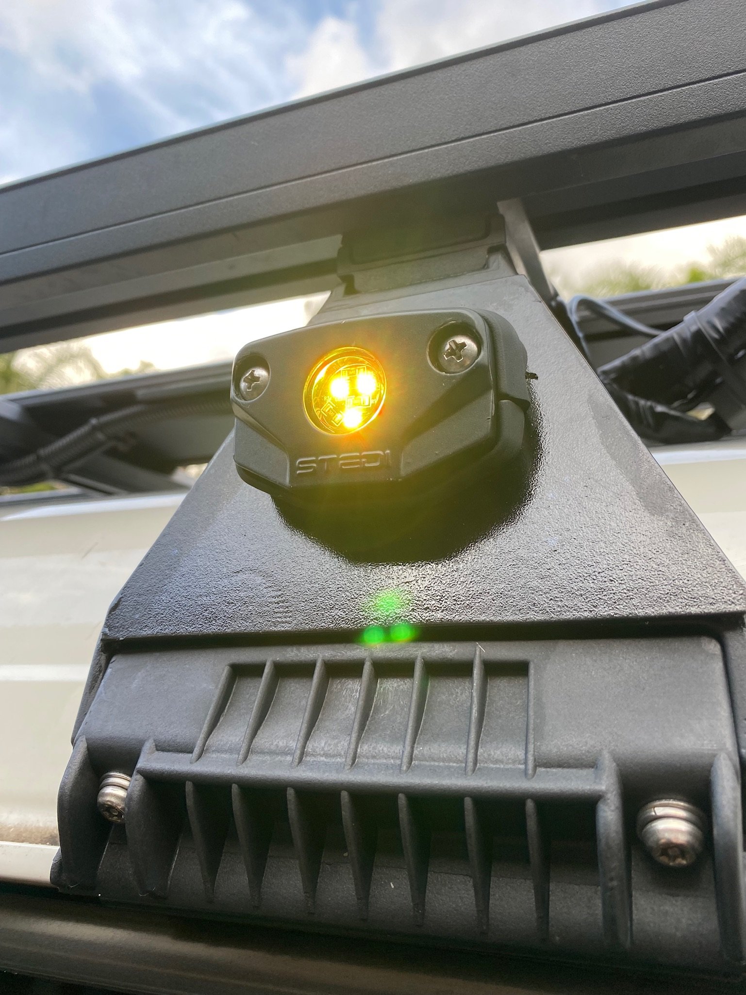 Troopy camper electrical roof rack lights