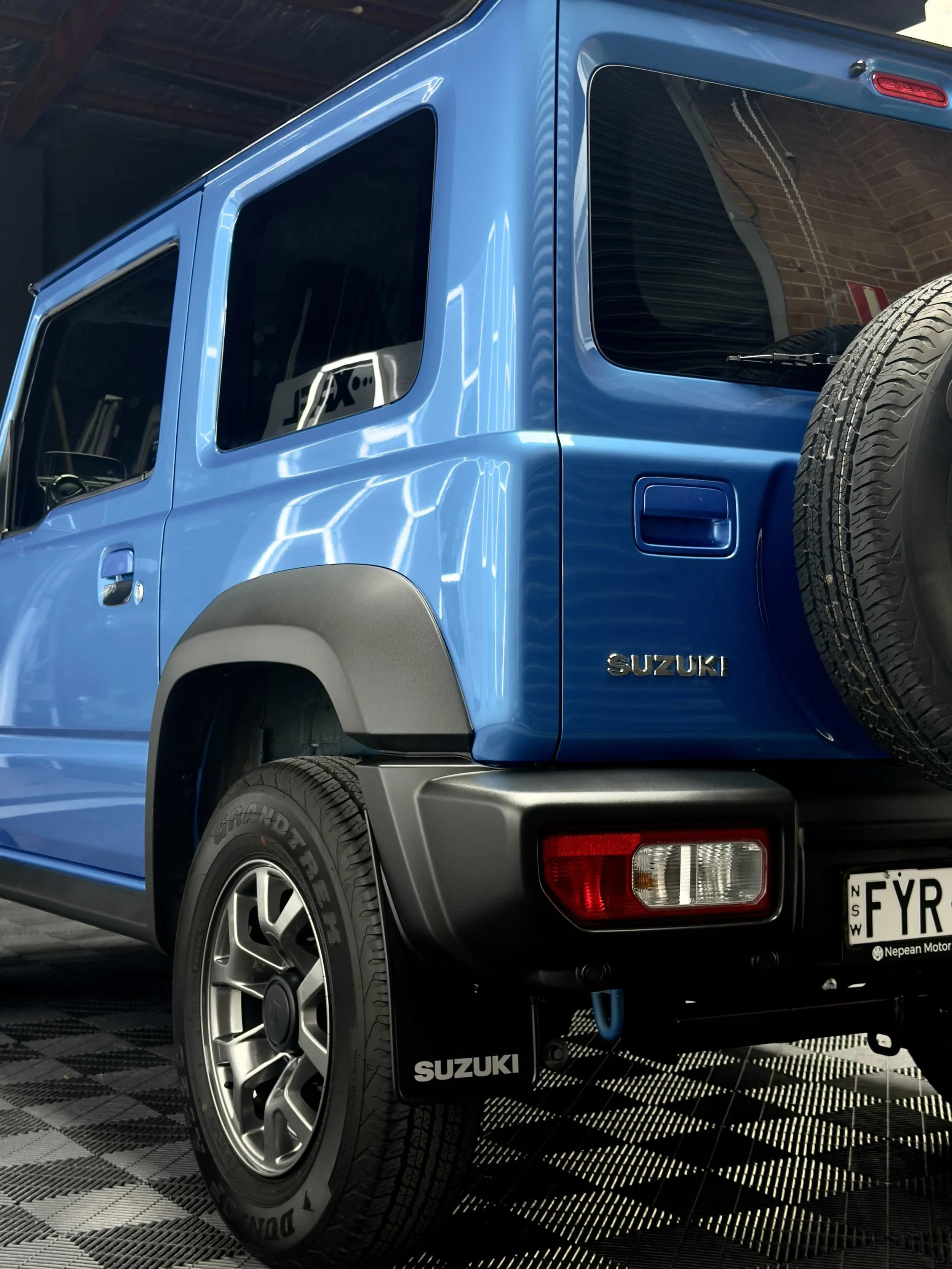 Blue Suzuki Jimny Window Tint Penrith Legal NSW Tint