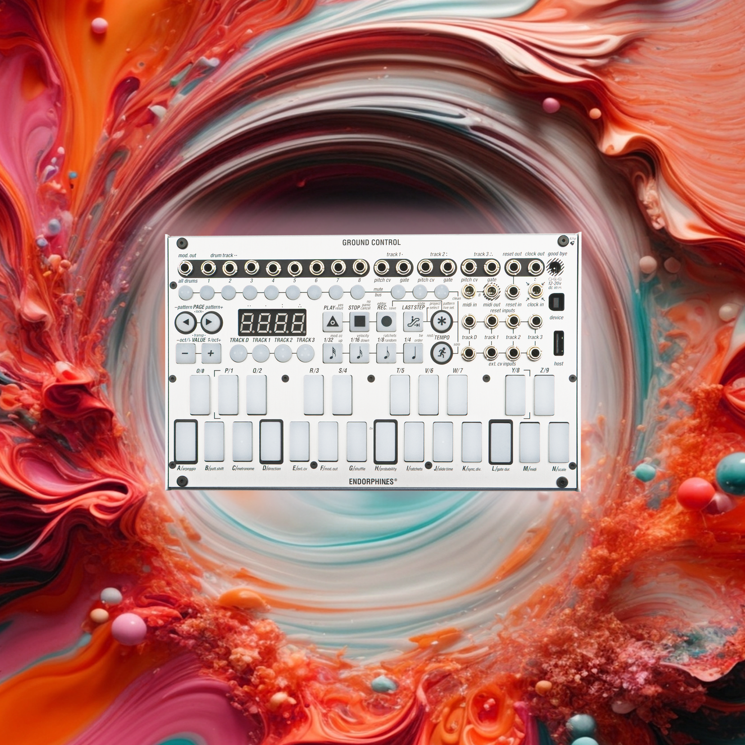 Endorphin.es Ground Control シーケンサーモジュール Endorphin.es Ground Control Standalone (Silver) - Perfect