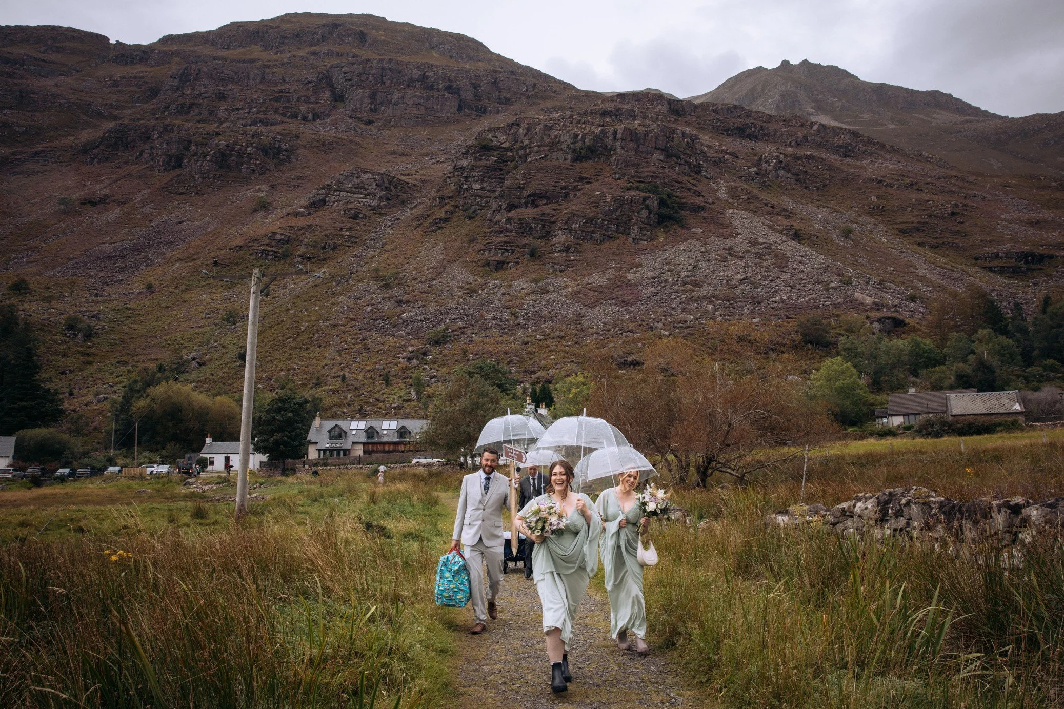 Cloe & Gareth walking to their wedding.jpg