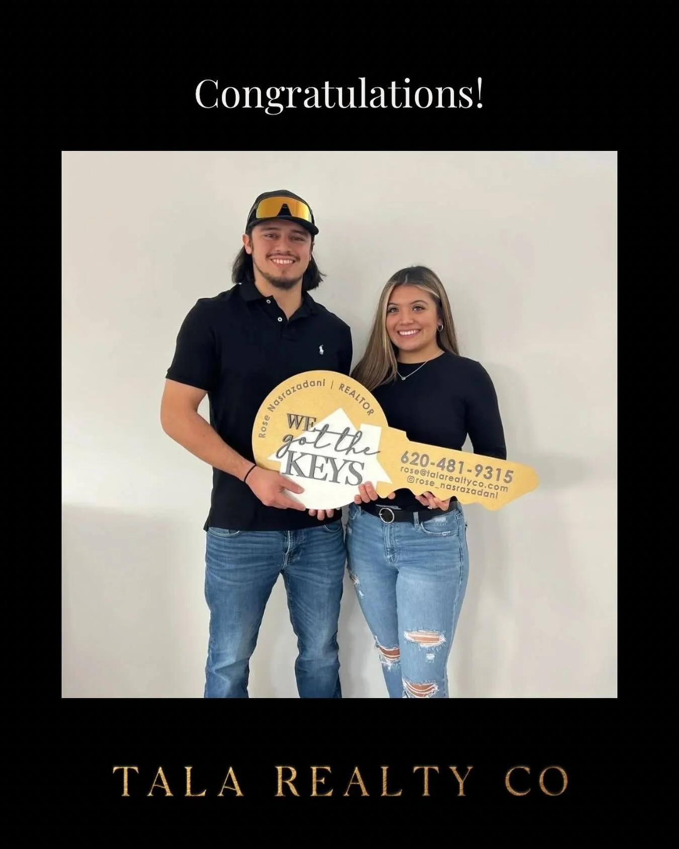Congratulations to Rose&rsquo;s clients for closing on their first home! 🔑🏡
.
.
.
Rose Nasrazadani
RN Real Estate Team
Tala Realty Co
Rose@talarealtyco.com
620.481.9315
816.213.4724