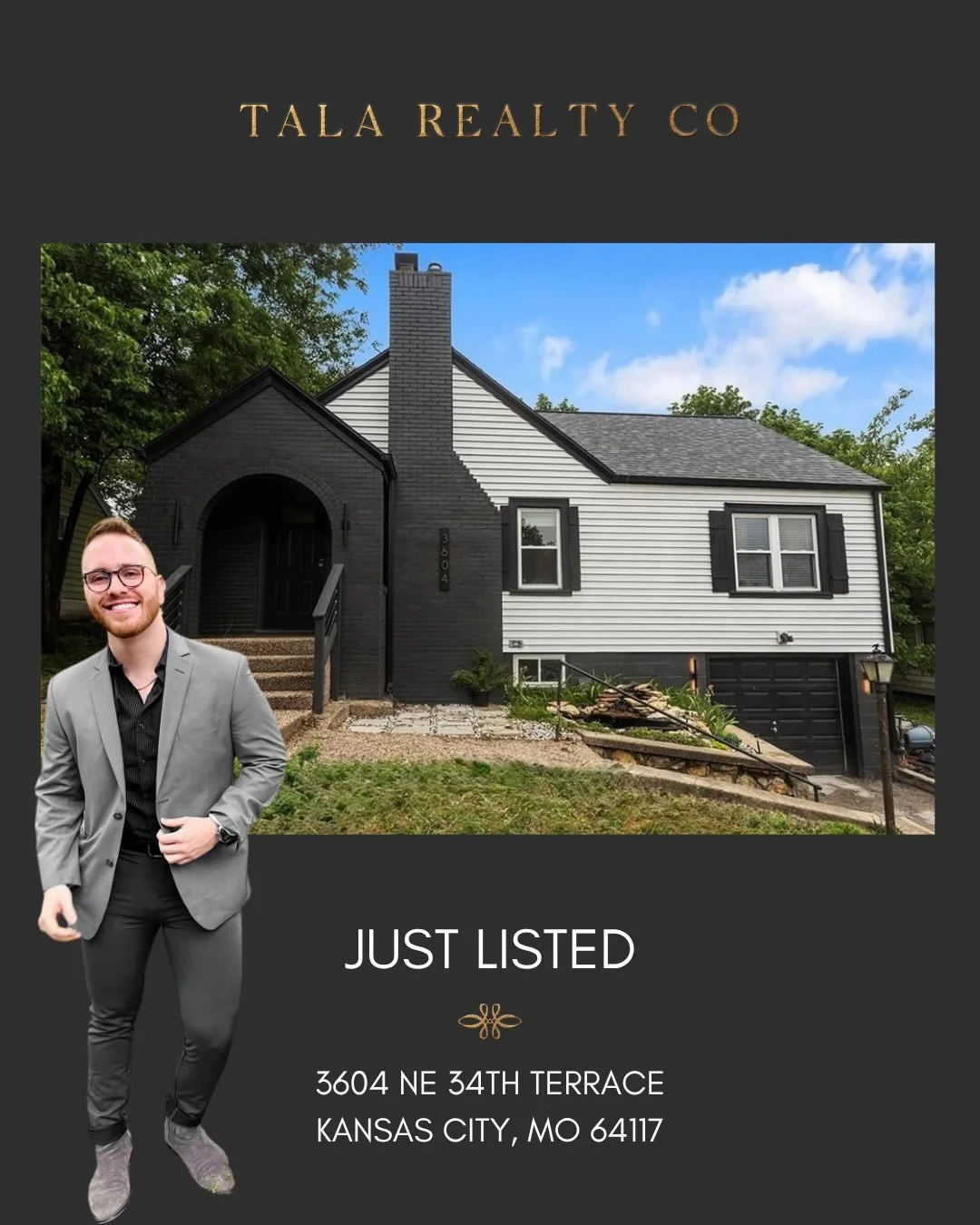 🏡NEW on the Market🏡
.
💥3604 NE 34th Terrace💥
Kansas City, MO 64117
MLS# 2620895
.
‼️Open House TODAY 5/21 from 5-7PM‼️
Hosted by @joexploreshomes 
.
$276,500
.
Step inside this cute and updated Tudor! Three beds and three full bathrooms. Two bedr