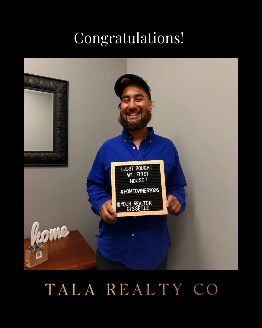Congratulations to Gisselle and her client on closing on his first ever home! What an amazing midweek pick me up! 🎉🔐🍻
.
.
.
Gisselle Cano
Tala Realty Co
Gisselle@talarealtyco.com
816.286.0077
816.213.4724