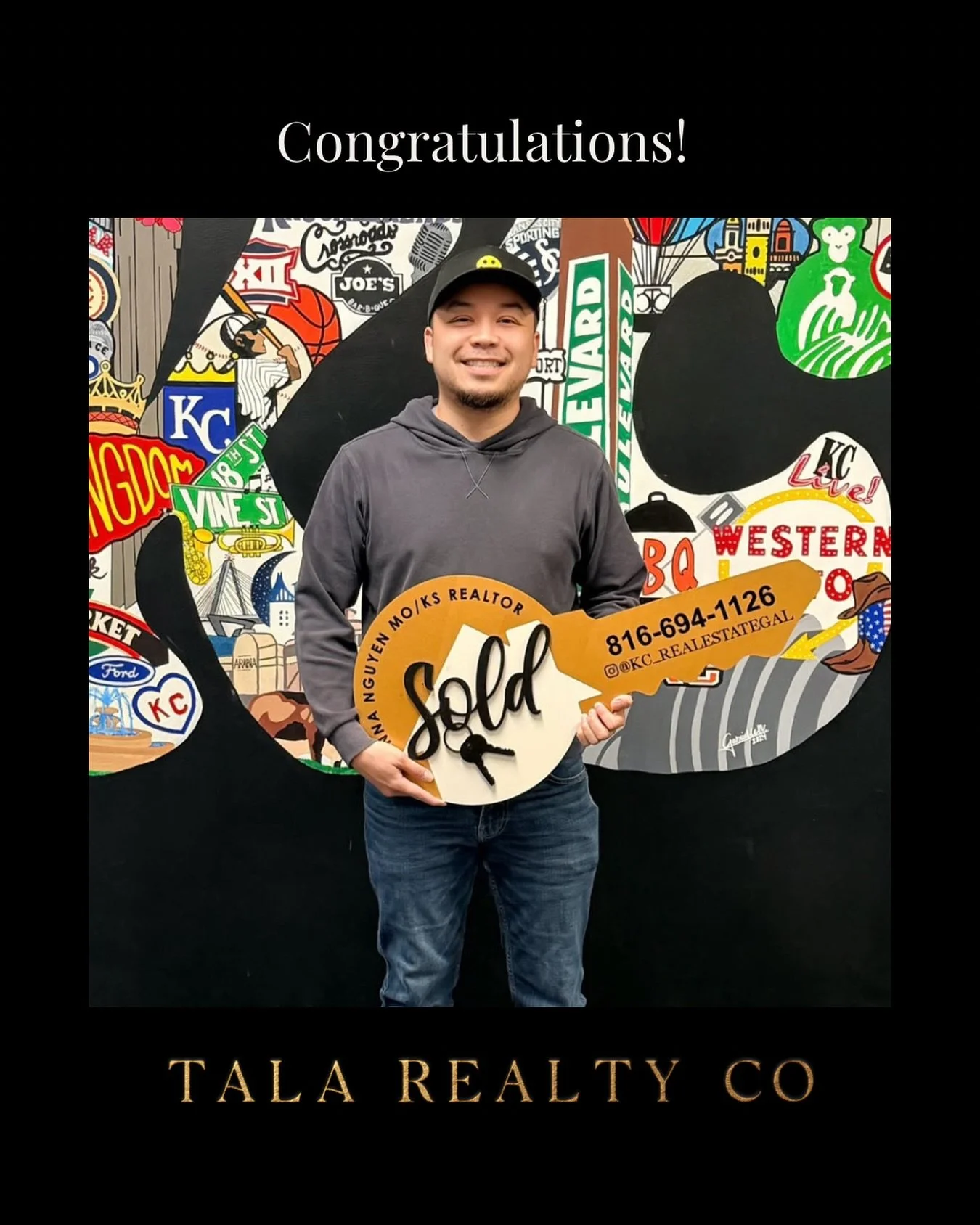 Congrats to Anna&rsquo;s buyer on his new home! Wishing him the best in his new chapter! ✨🥳
.
.
.
Anna Nguyen
Tala Realty Co
Anna@talarealtyco.com
816.694.1126
816.213.4724