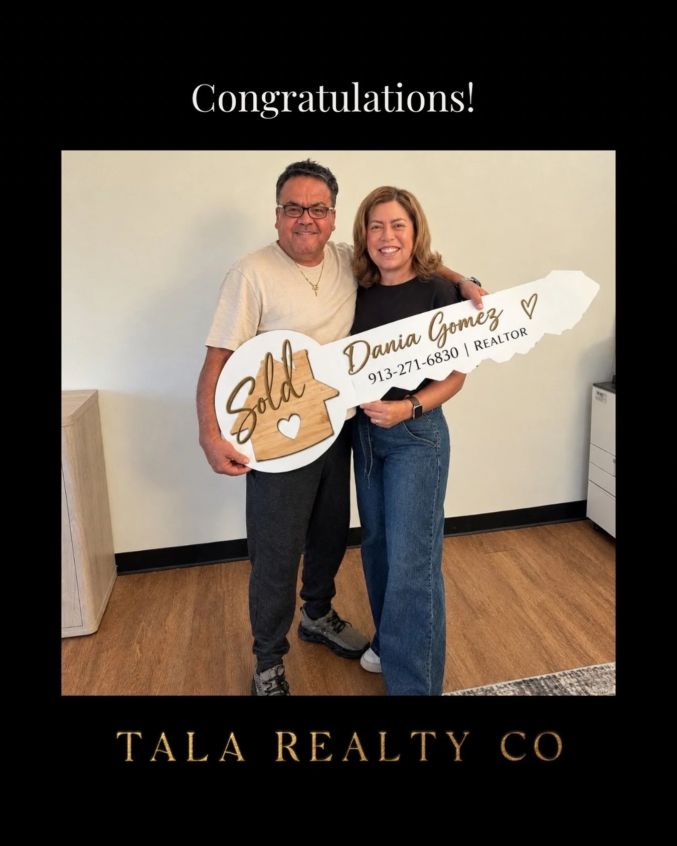 Congratulations to Dania&rsquo;s buyers on their new home! Wishing them all the best in their next chapter! 🏡✨

Dania Gomez
Tala Realty Co
Dania@talarealtyco.com
913.271.6830
816.213.4724