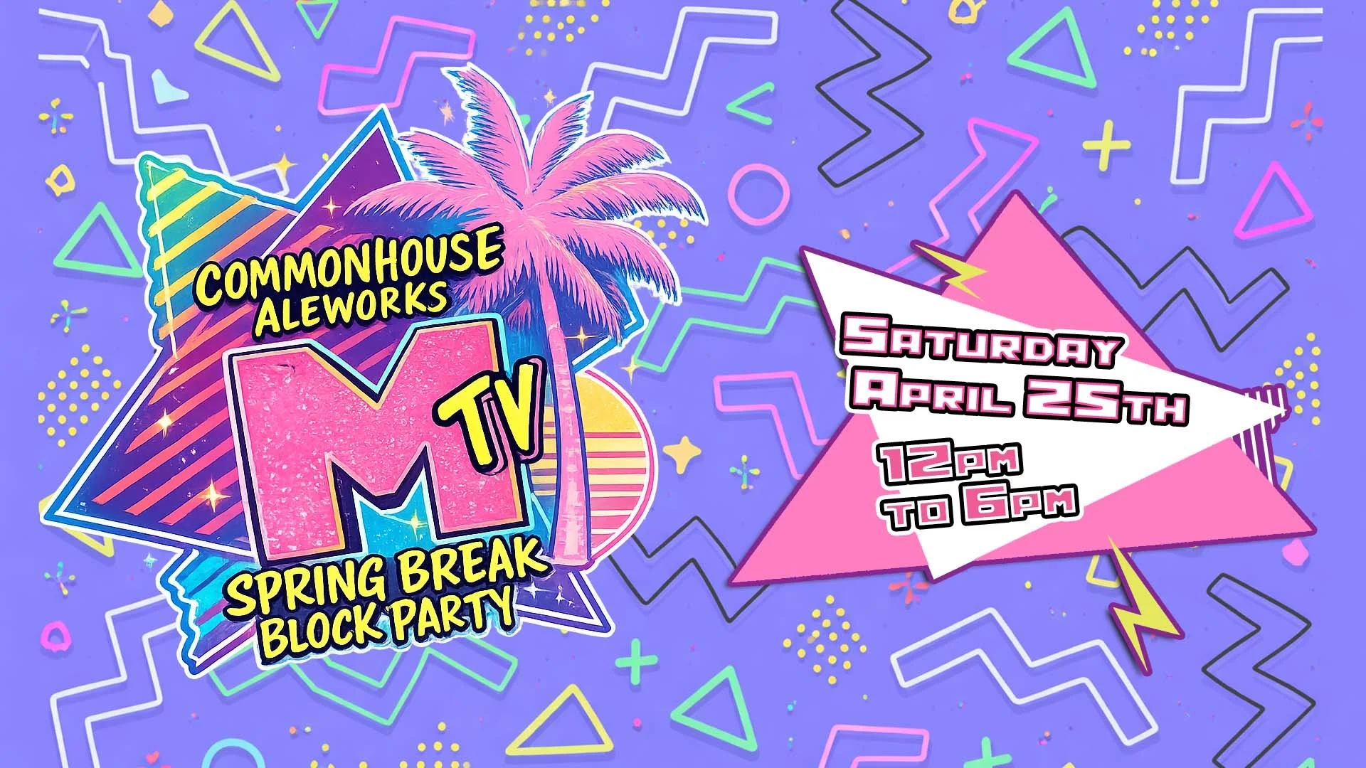90s Spring Break Block Party