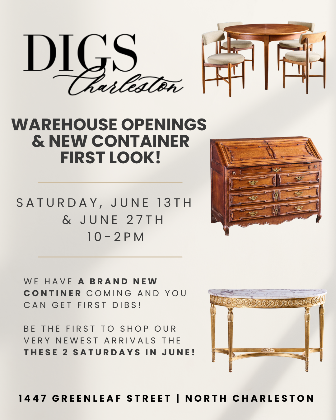 DIGS Warehouse Sale