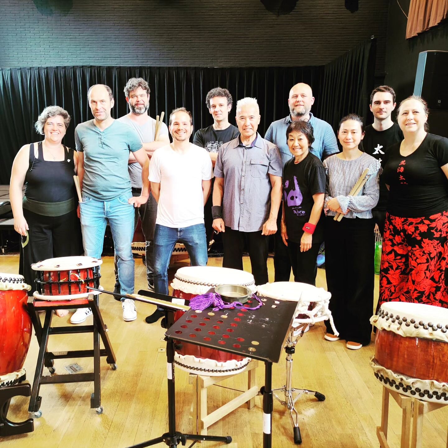 Workshop drums Taiko and more. 
Thank to Academie Hoboken, Academie Schoten and master Kenny Endo.
Very nice experience 🙏🙏