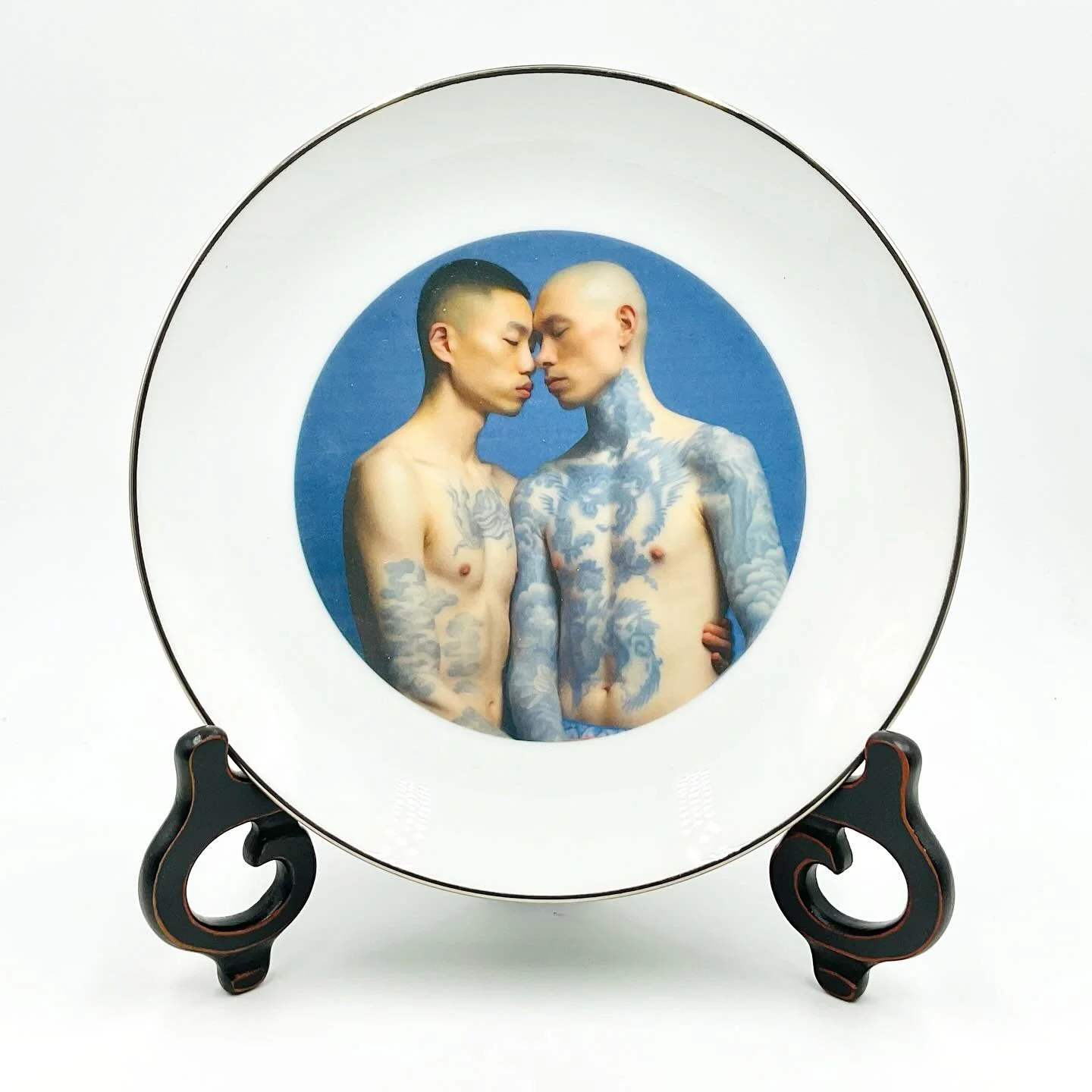 Fundraising sale!!!! I&rsquo;m ready to buy a new kiln and need help :)))) Just listed my AI generated plates on my webshop (link in bio) - any purchase of work will help me, but these plates in particular I&rsquo;ve been holding off on because they&